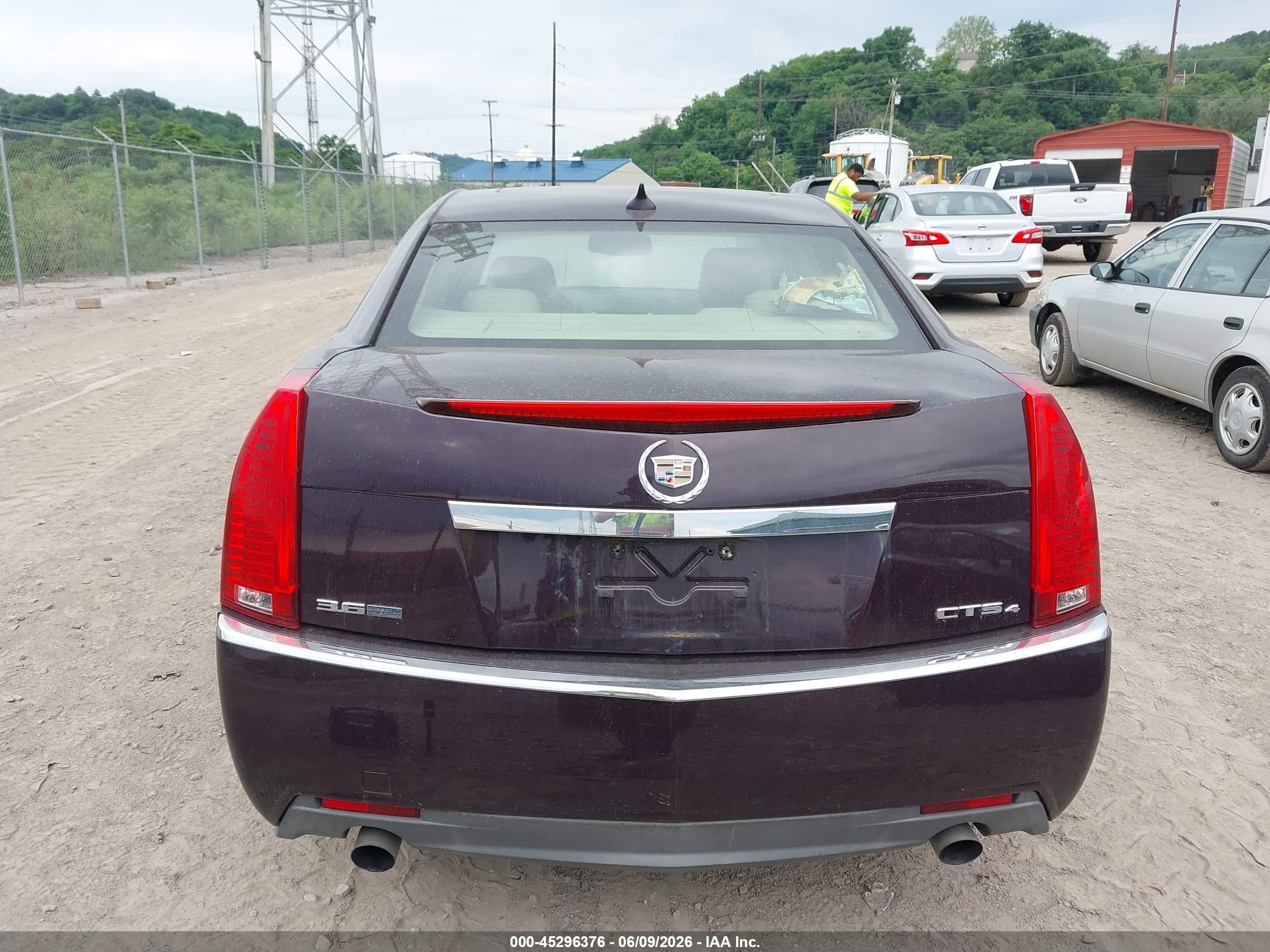 2009 Cadillac Cts Standard Purple vin: 1G6DS57V890169967