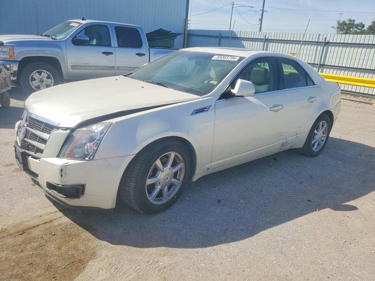 2008 Cadillac Cts Hi Feature V6 White vin: 1G6DS57V980138645
