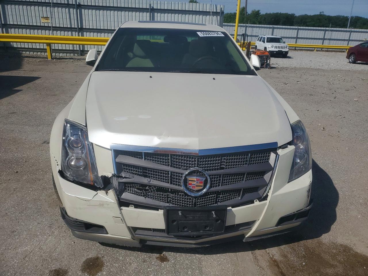 2008 Cadillac Cts Hi Feature V6 White vin: 1G6DS57V980138645