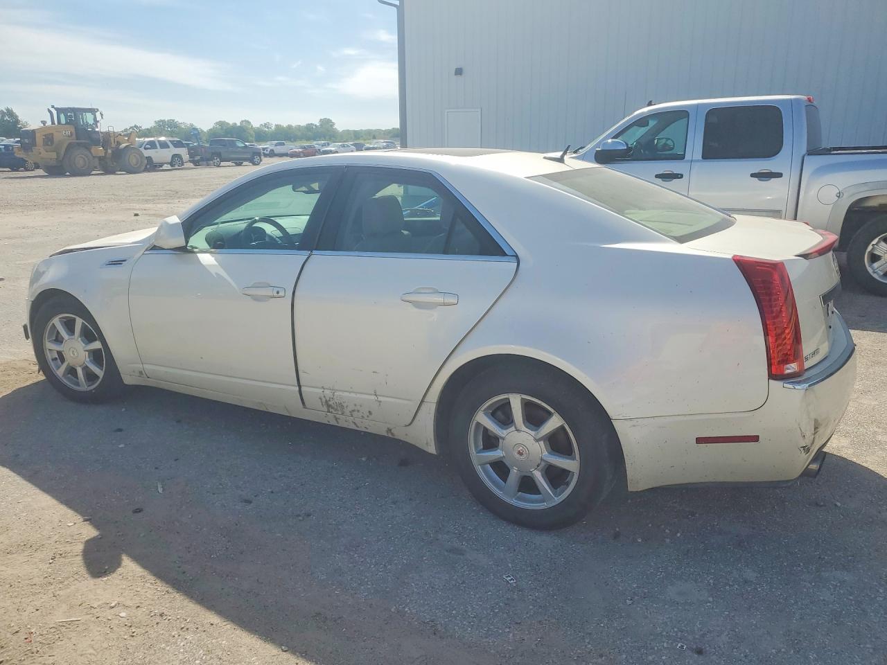 2008 Cadillac Cts Hi Feature V6 White vin: 1G6DS57V980138645