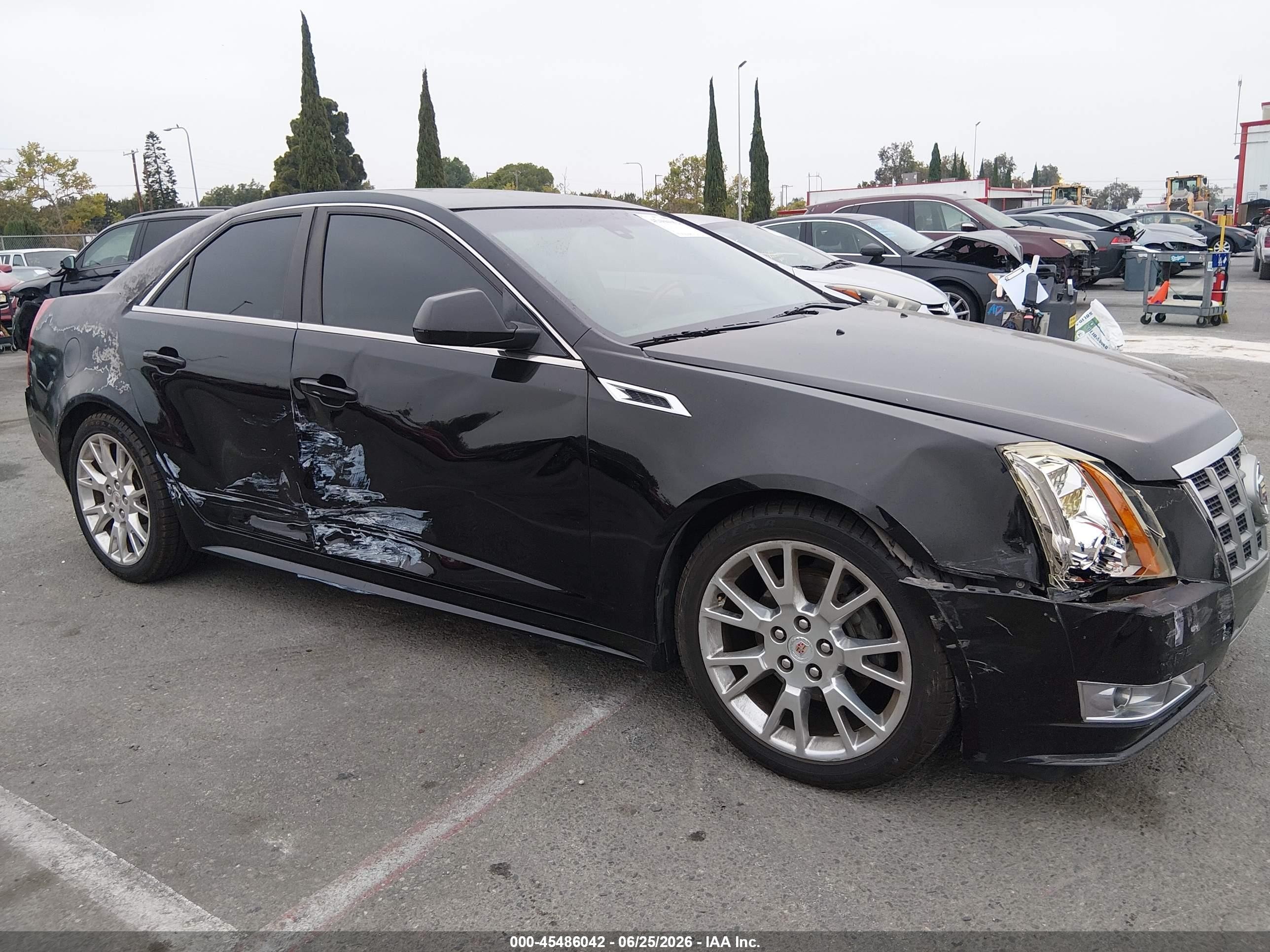 2012 Cadillac Cts Premium Black vin: 1G6DS5E30C0129052