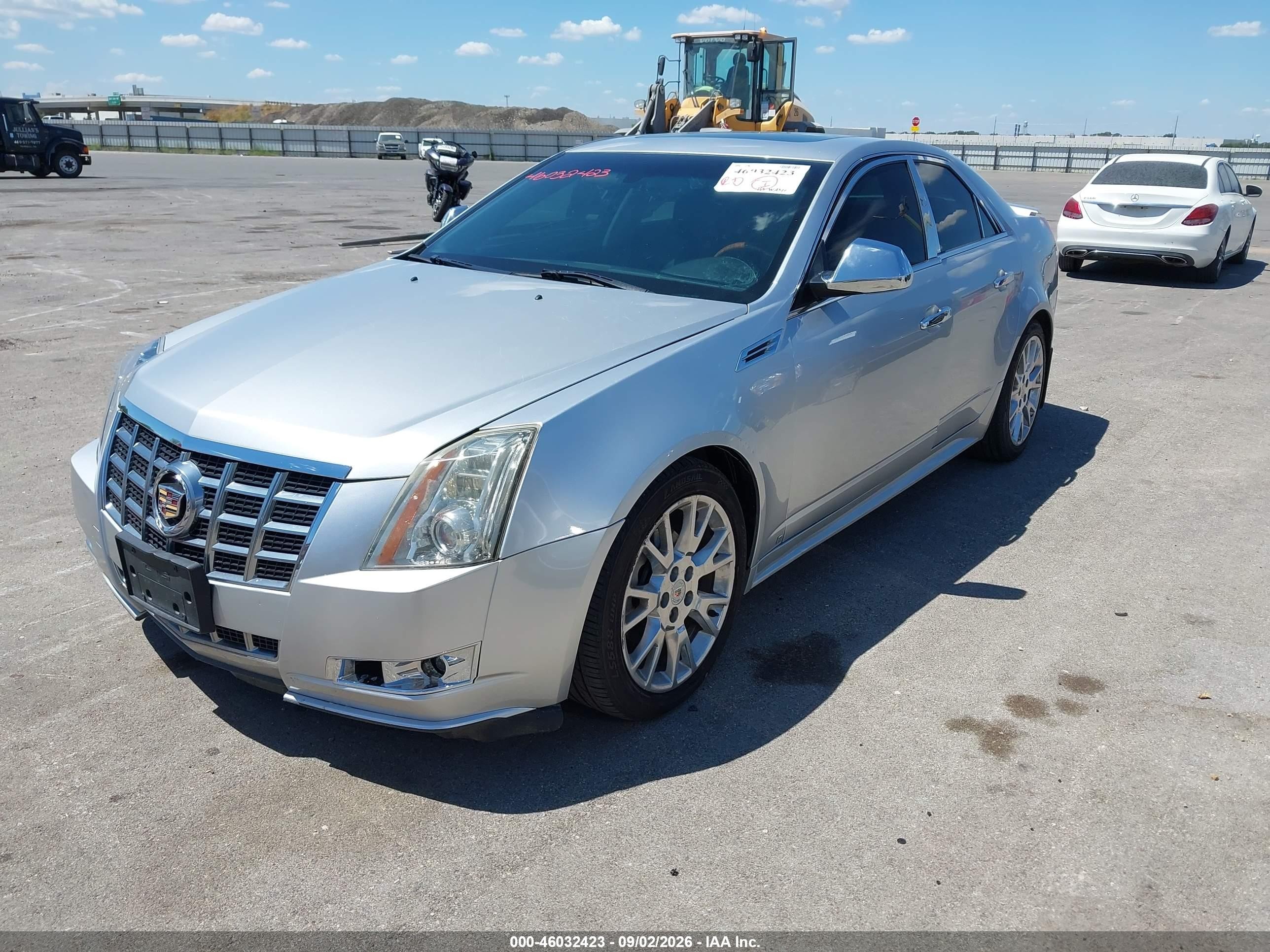 2013 Cadillac Cts Premium Silver vin: 1G6DS5E30D0100569