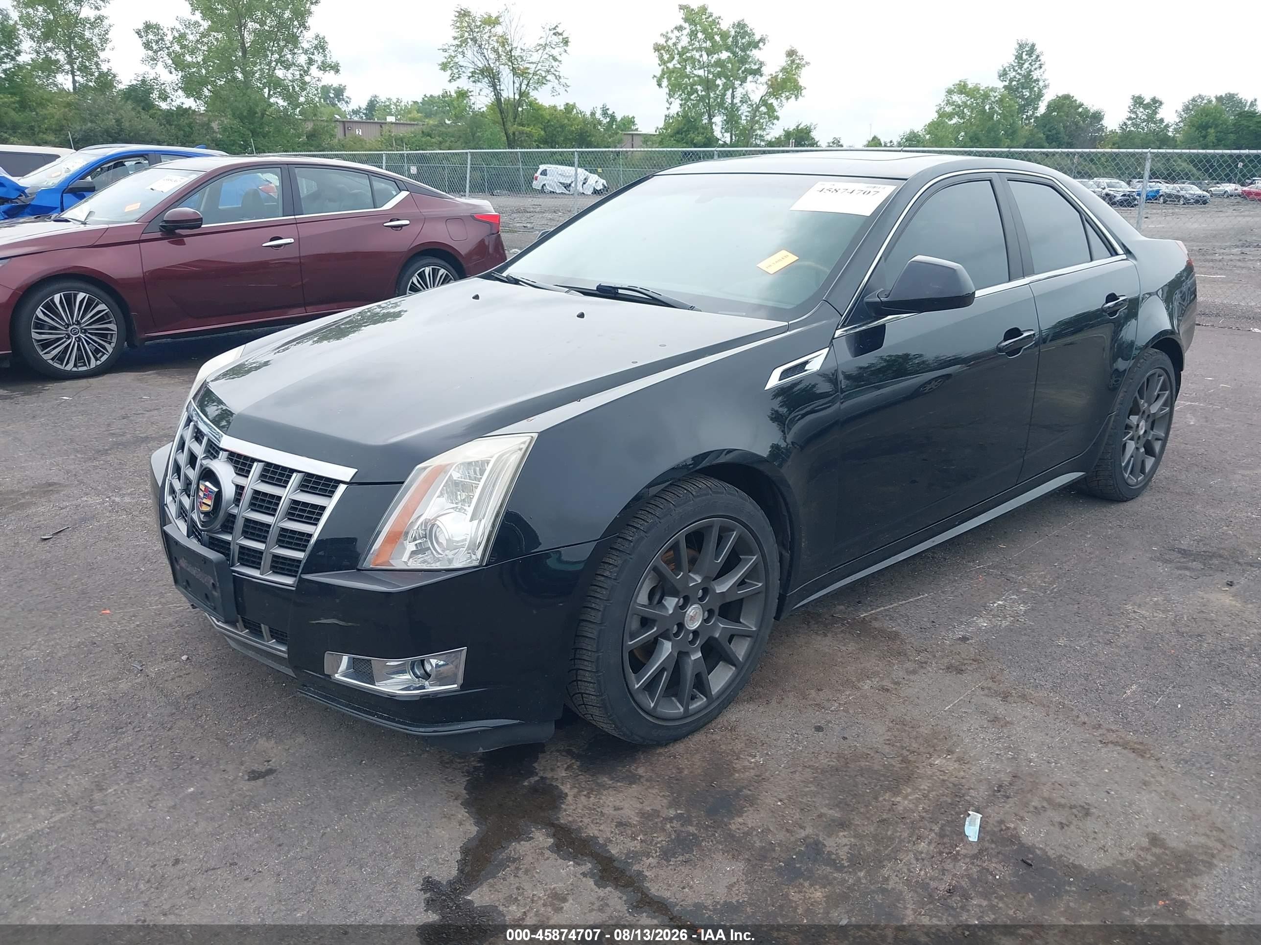 2012 Cadillac Cts Premium Black vin: 1G6DS5E31C0123454