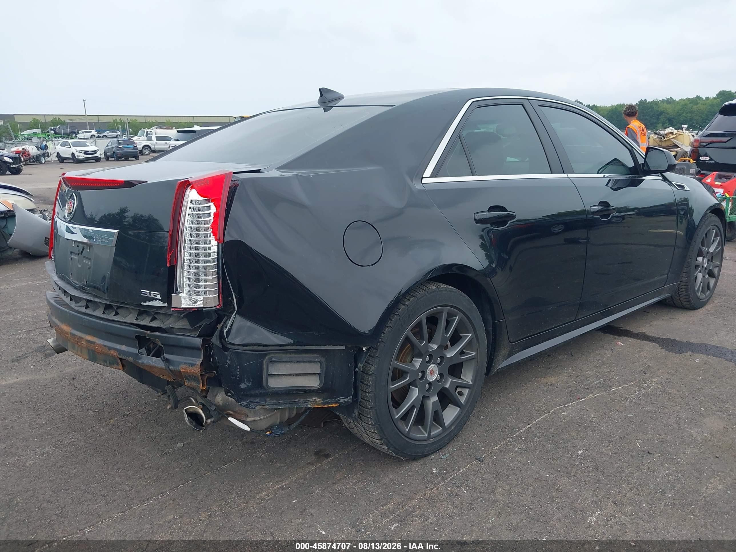 2012 Cadillac Cts Premium Black vin: 1G6DS5E31C0123454