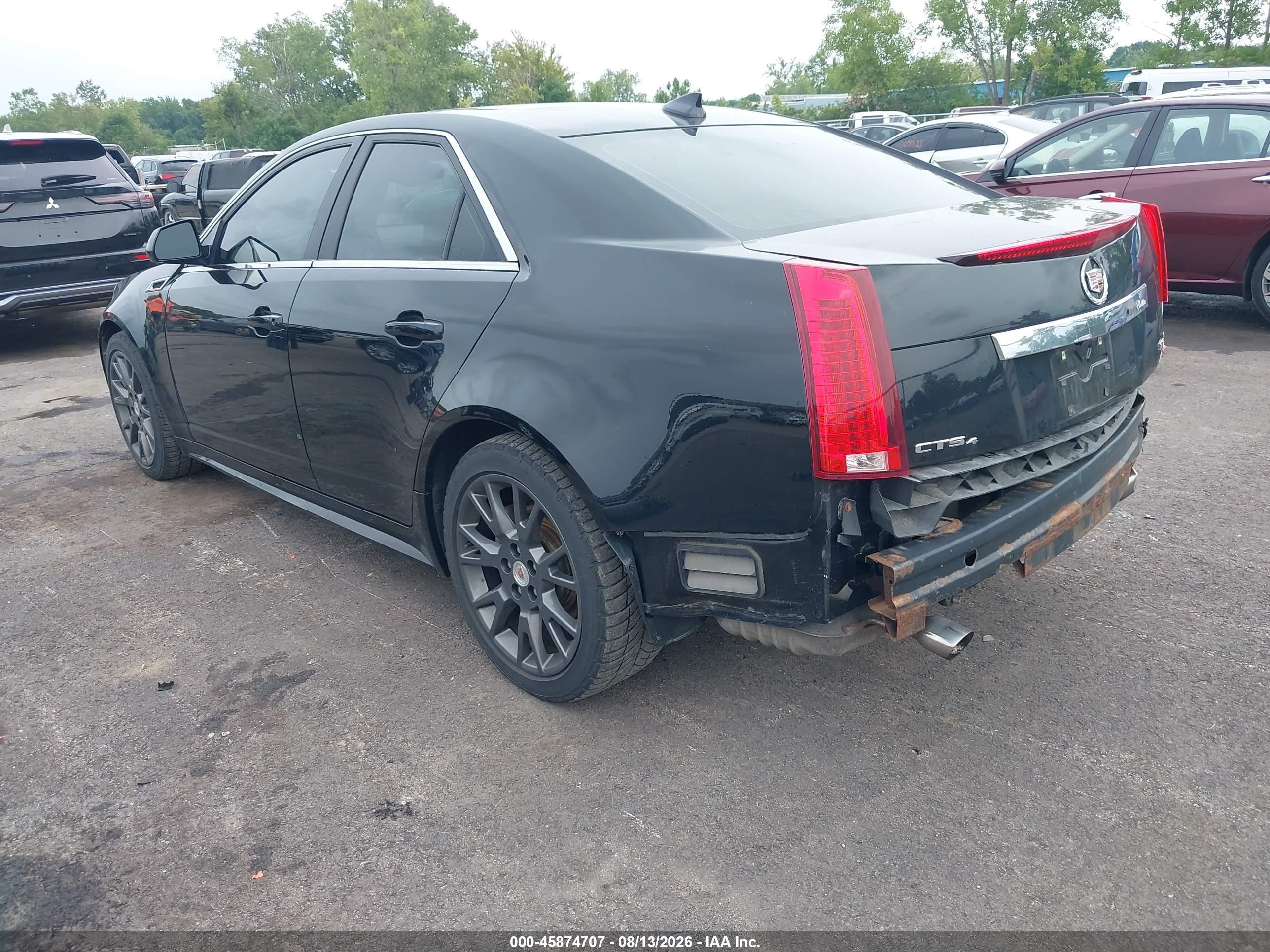 2012 Cadillac Cts Premium Black vin: 1G6DS5E31C0123454