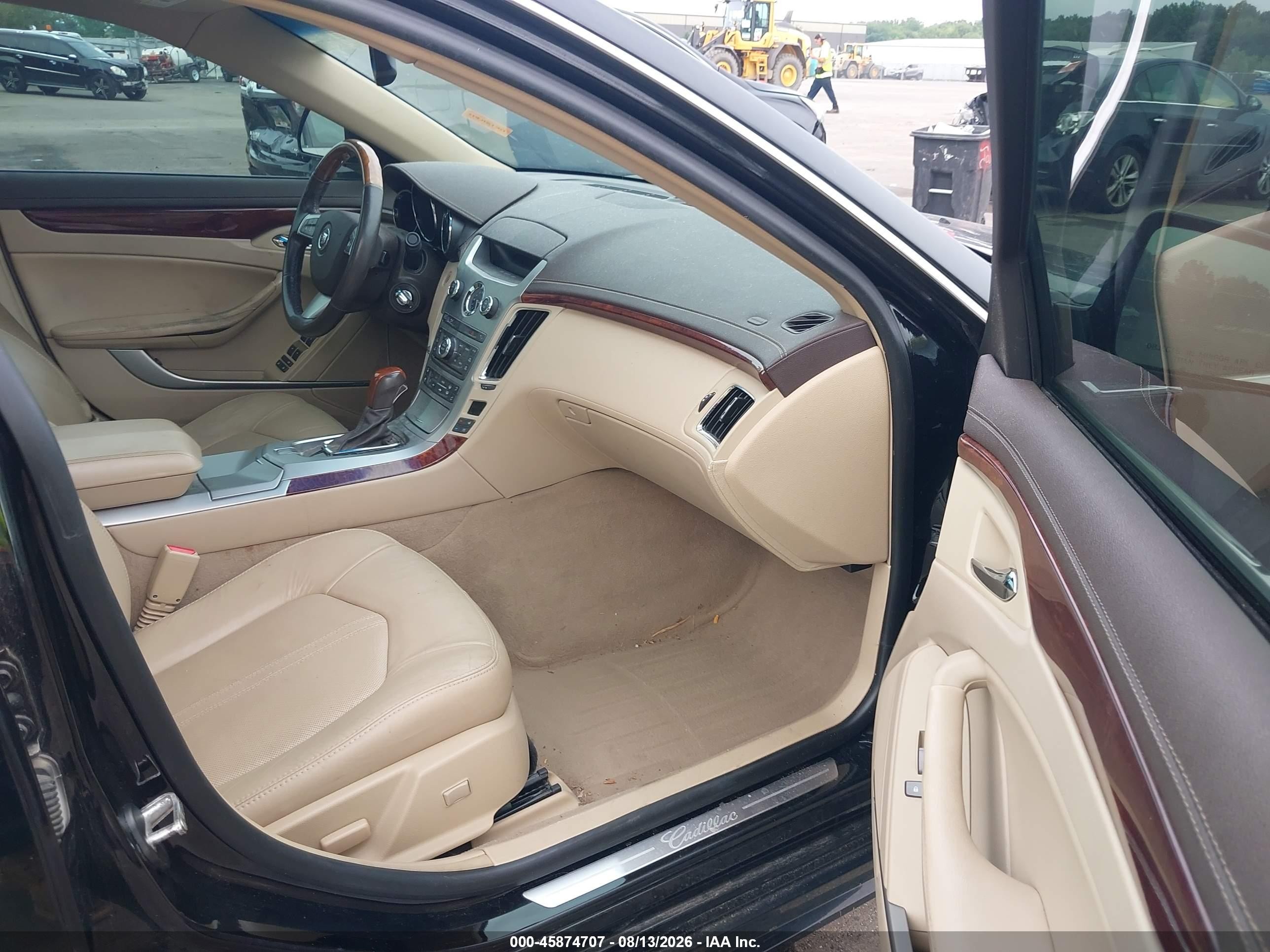 2012 Cadillac Cts Premium Black vin: 1G6DS5E31C0123454