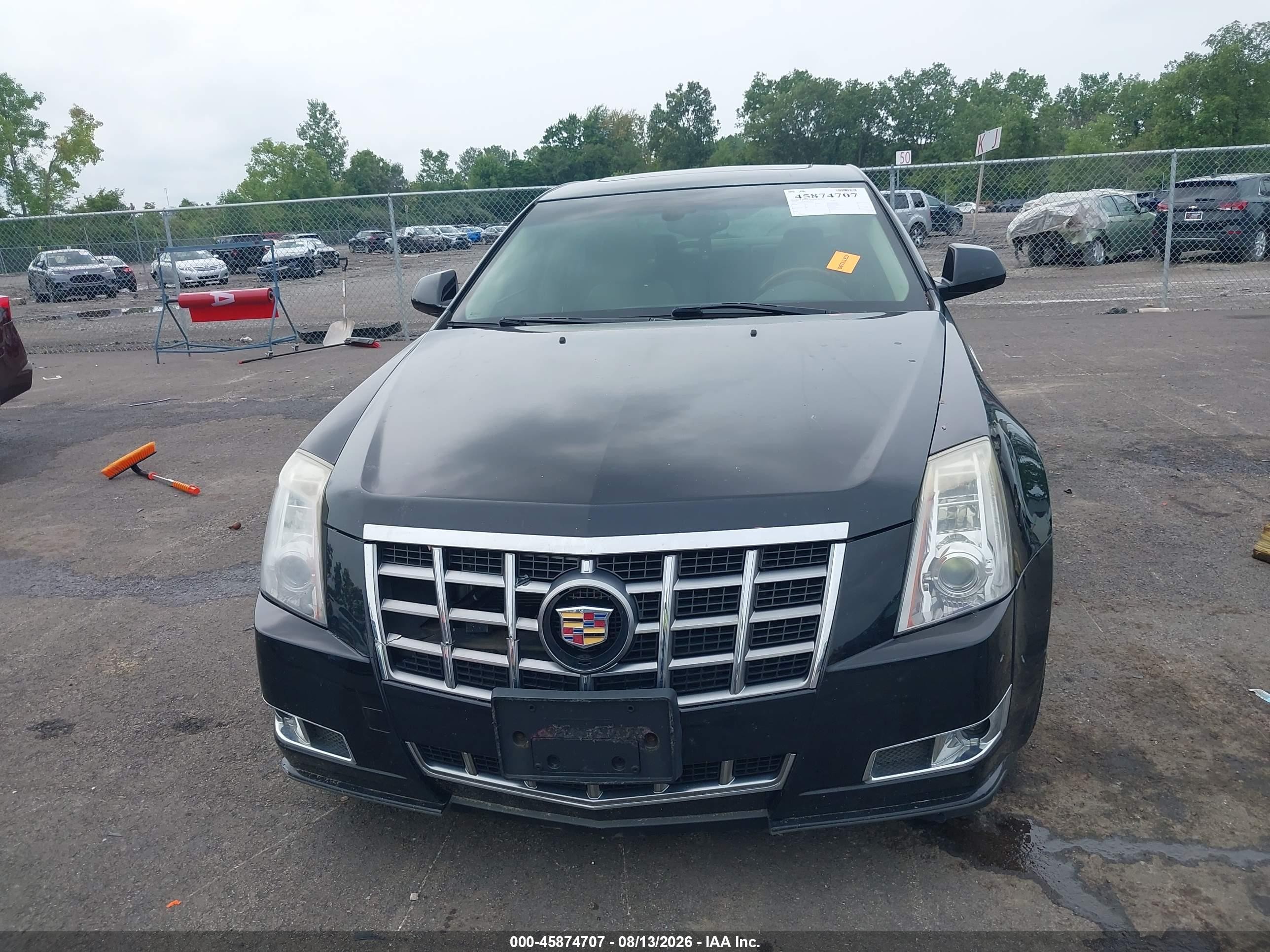 2012 Cadillac Cts Premium Black vin: 1G6DS5E31C0123454