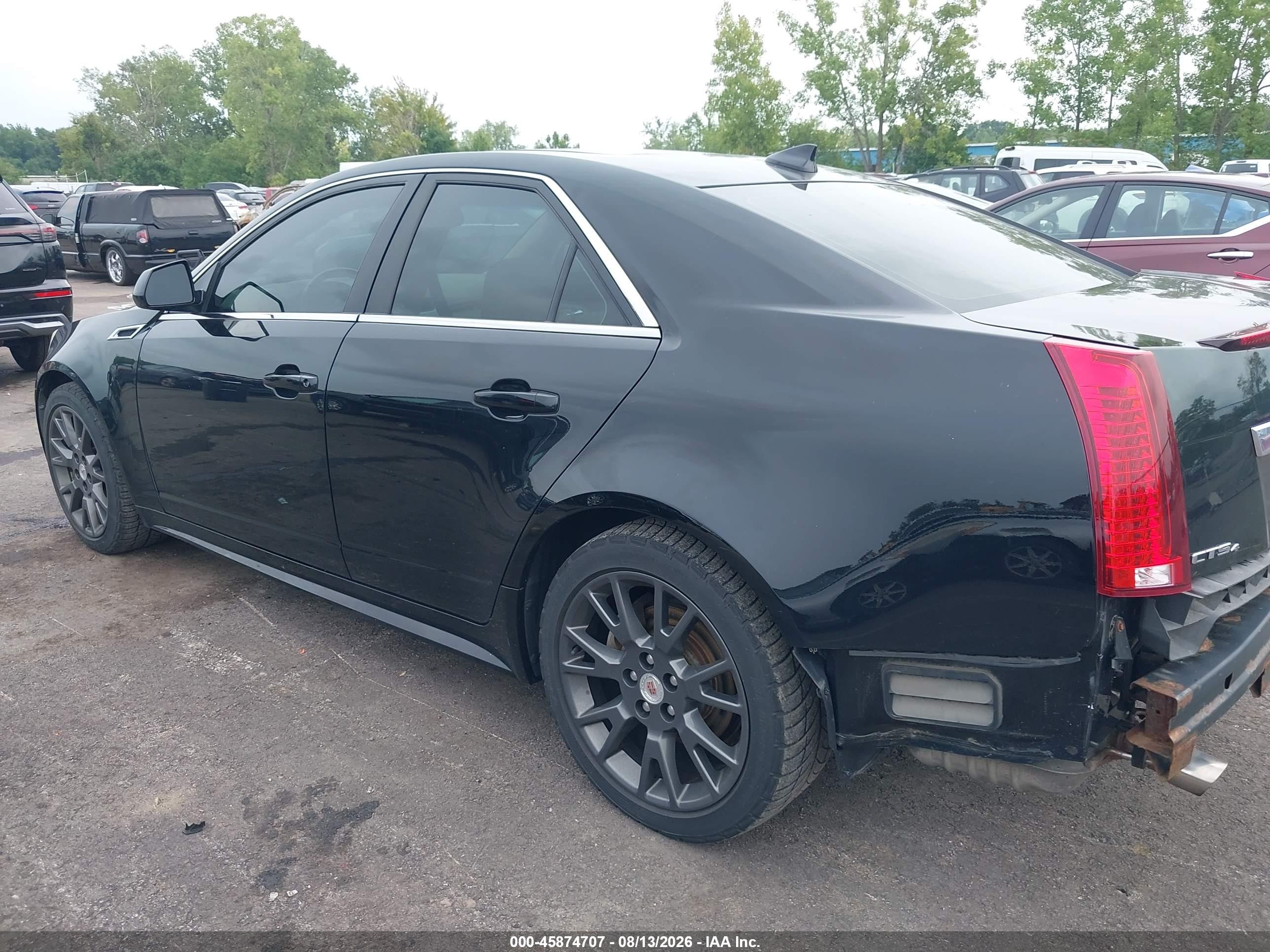 2012 Cadillac Cts Premium Black vin: 1G6DS5E31C0123454