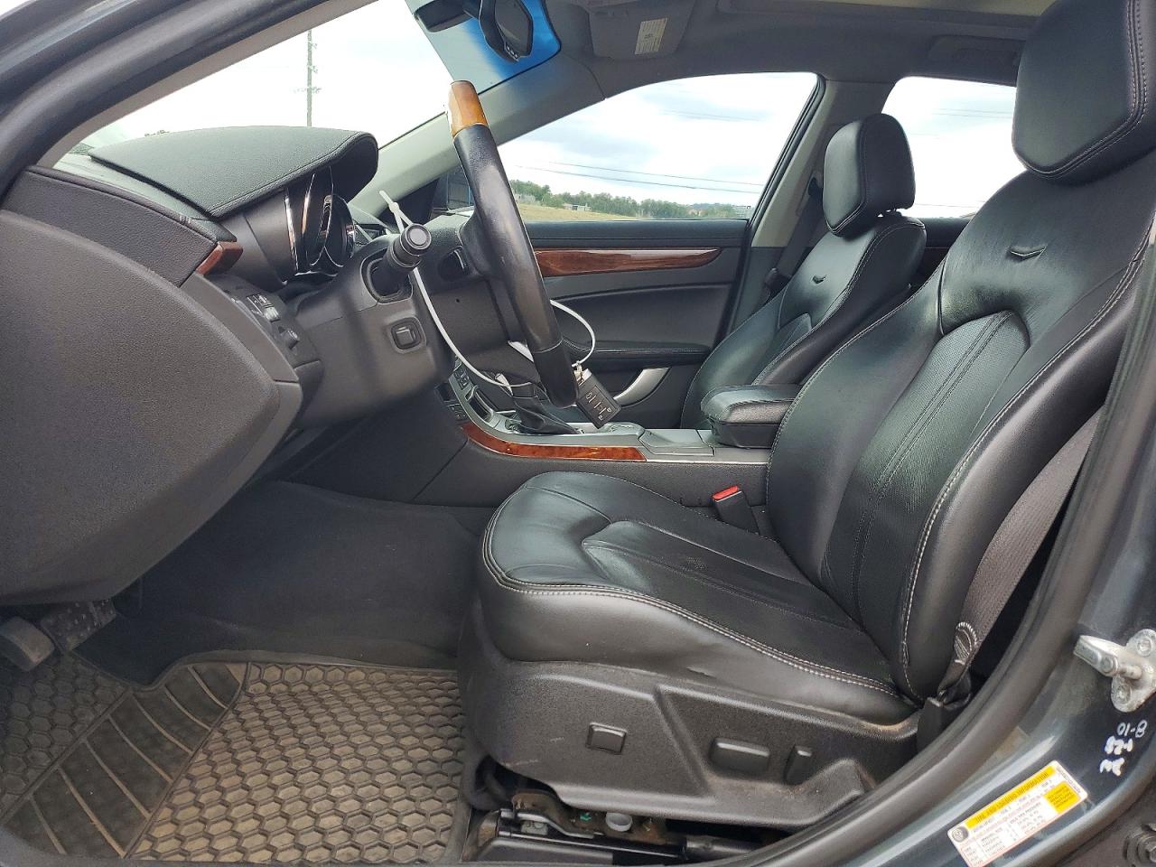 2012 Cadillac Cts Premium Collection Charcoal vin: 1G6DS5E31C0134356