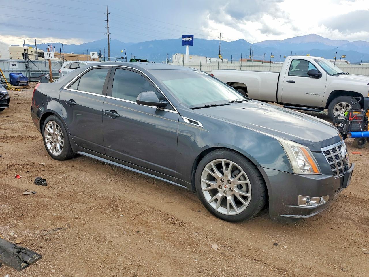 2012 Cadillac Cts Premium Collection Charcoal vin: 1G6DS5E31C0134356