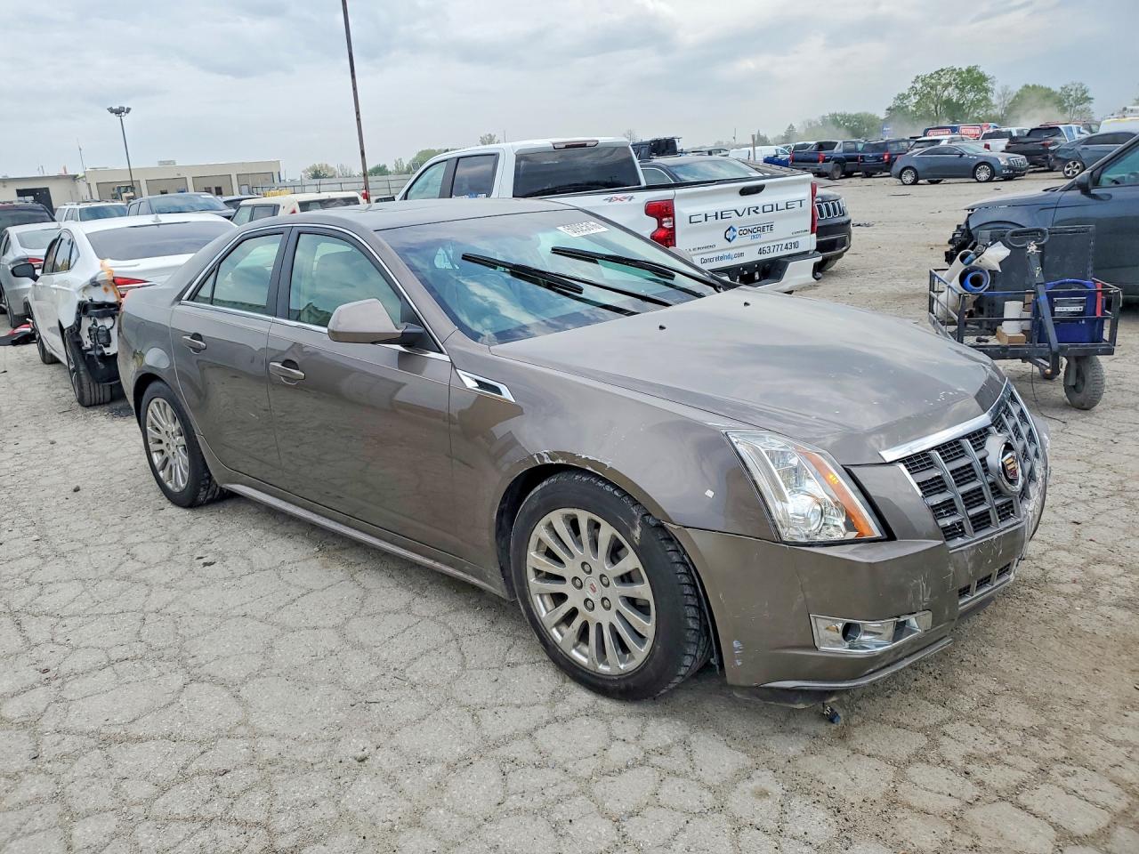 2012 Cadillac Cts Premium Collection Silver vin: 1G6DS5E34C0121097