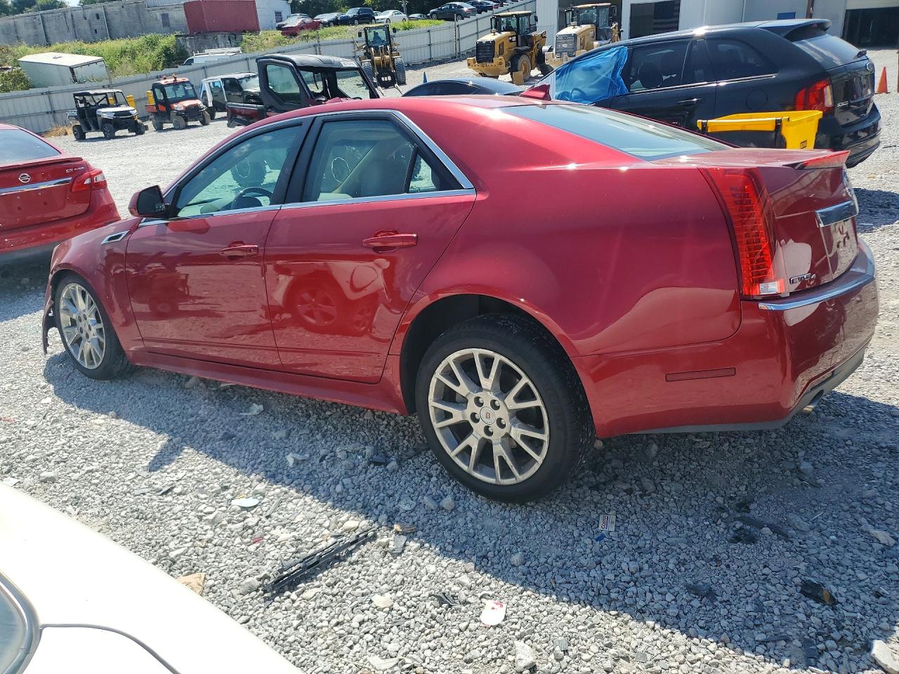 2012 Cadillac Cts Premium Collection Red vin: 1G6DS5E34C0132696