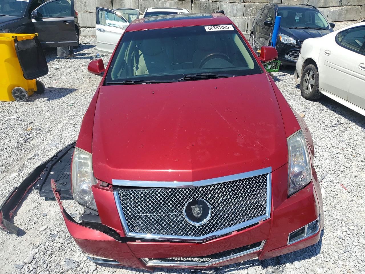 2012 Cadillac Cts Premium Collection Red vin: 1G6DS5E34C0132696