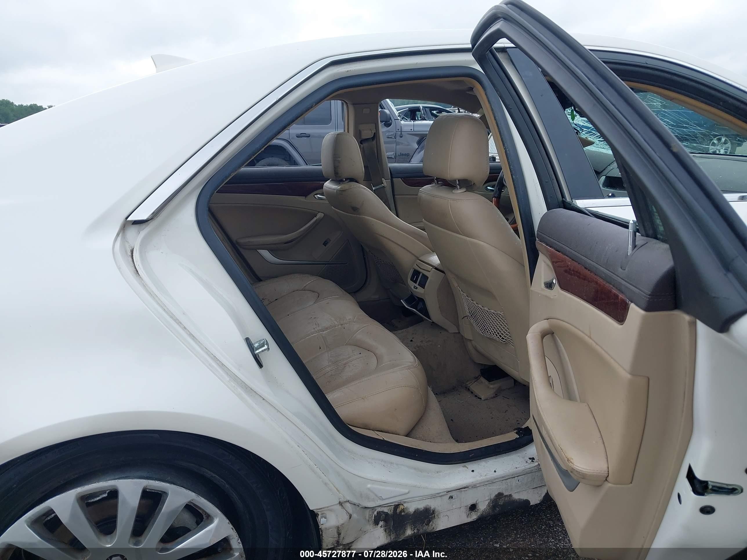 2012 Cadillac Cts Premium White vin: 1G6DS5E35C0108567