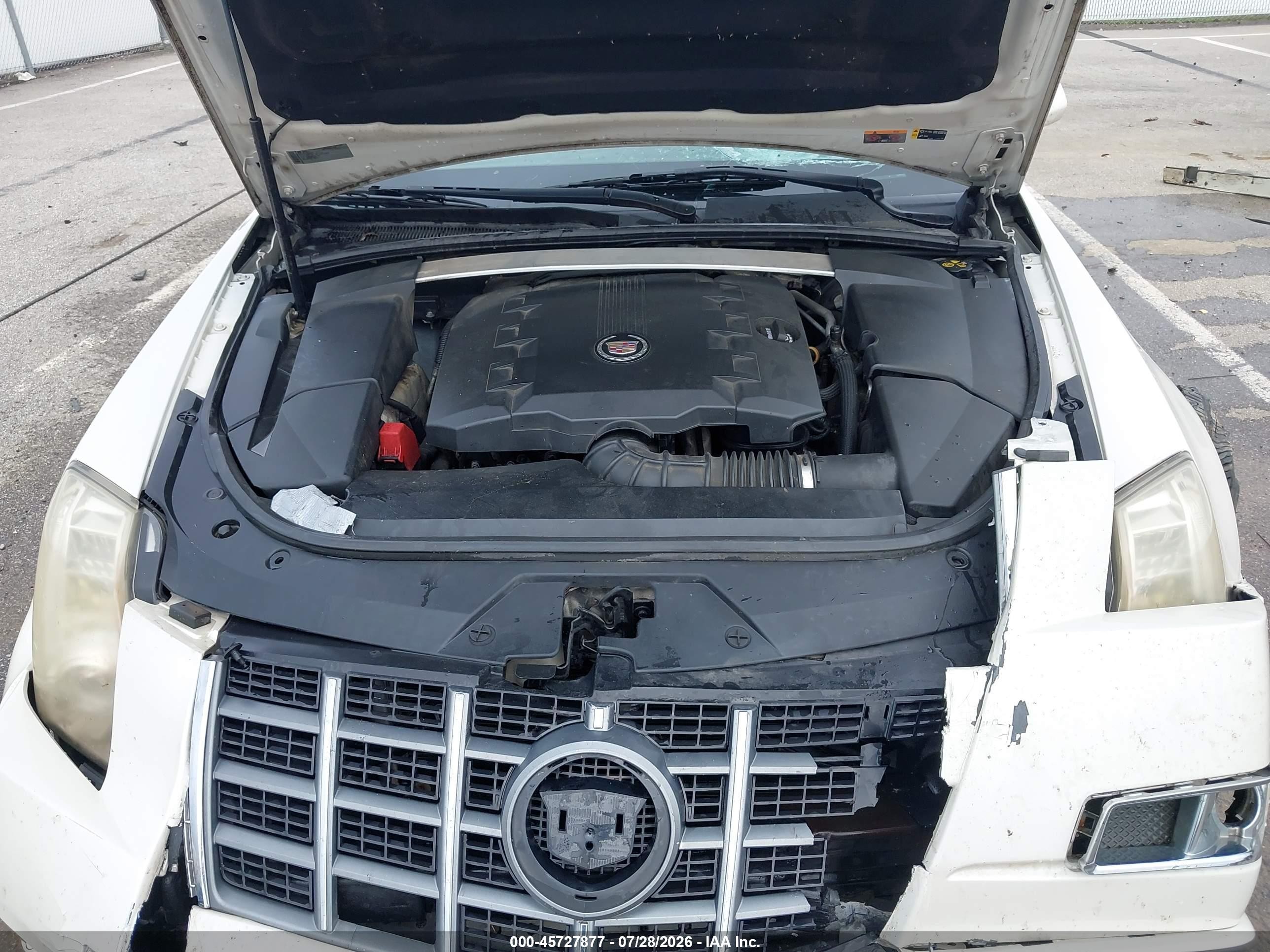 2012 Cadillac Cts Premium White vin: 1G6DS5E35C0108567