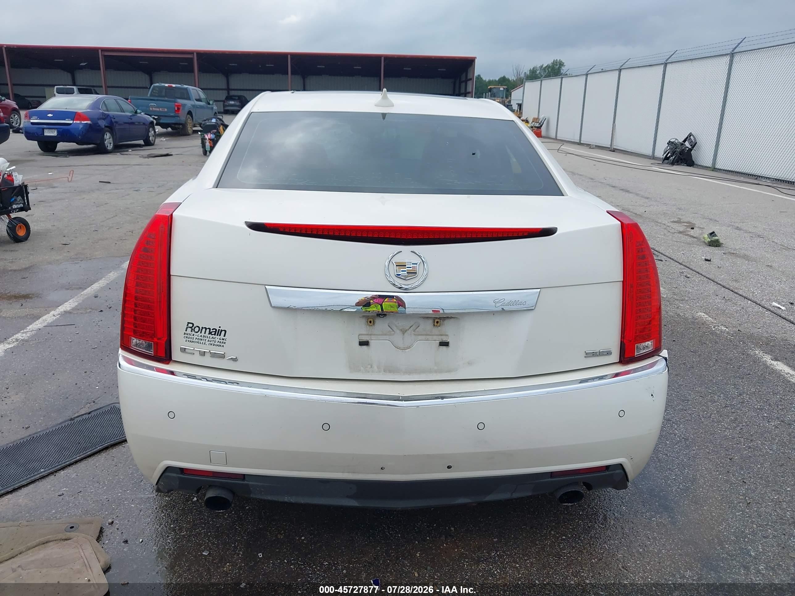 2012 Cadillac Cts Premium White vin: 1G6DS5E35C0108567