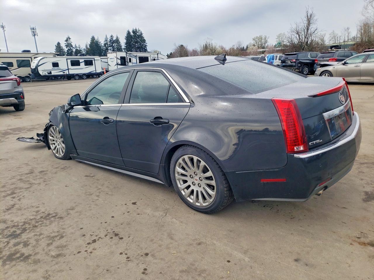 2012 Cadillac Cts Premium Collection Black vin: 1G6DS5E36C0113230