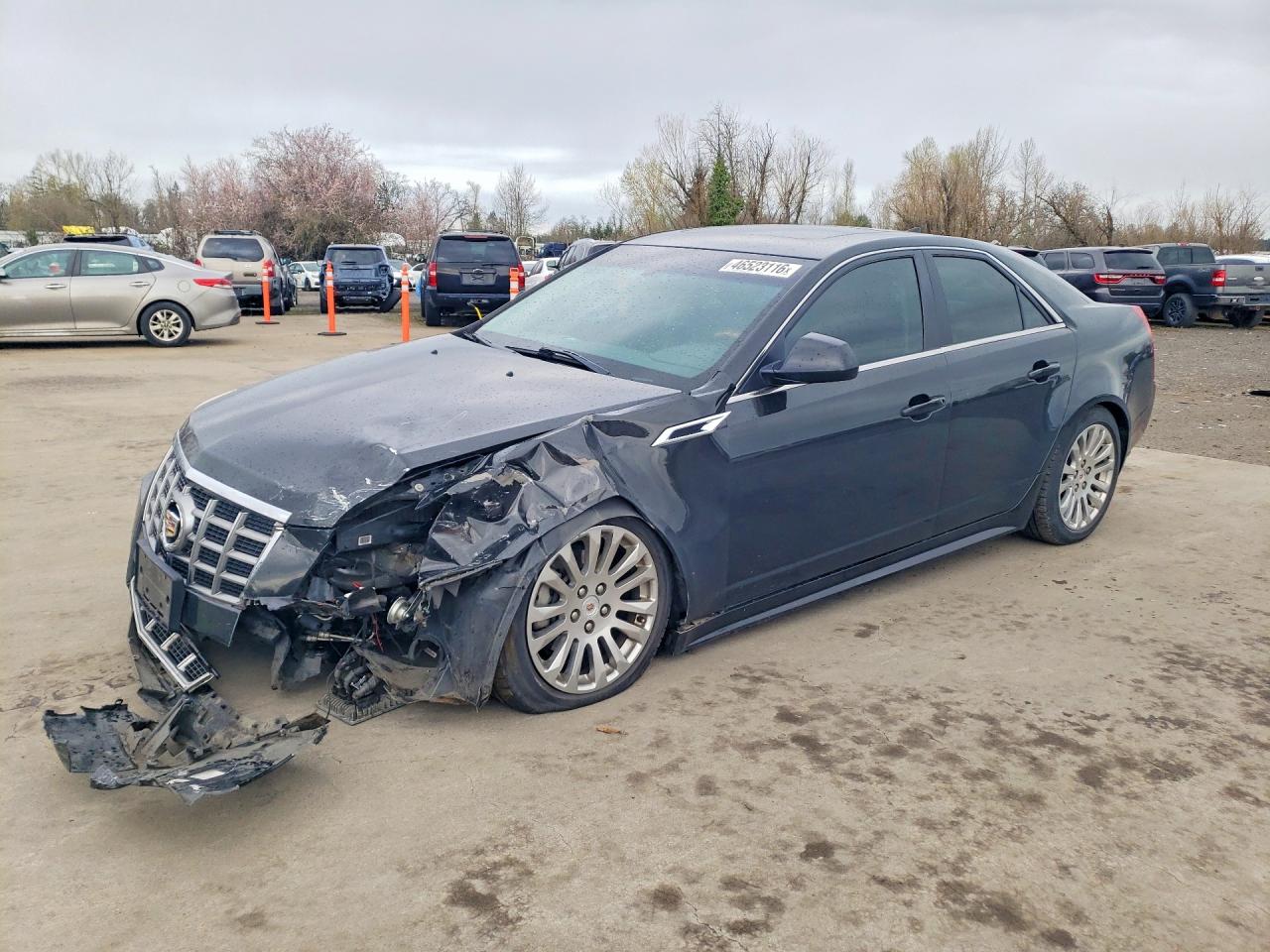2012 Cadillac Cts Premium Collection Black vin: 1G6DS5E36C0113230