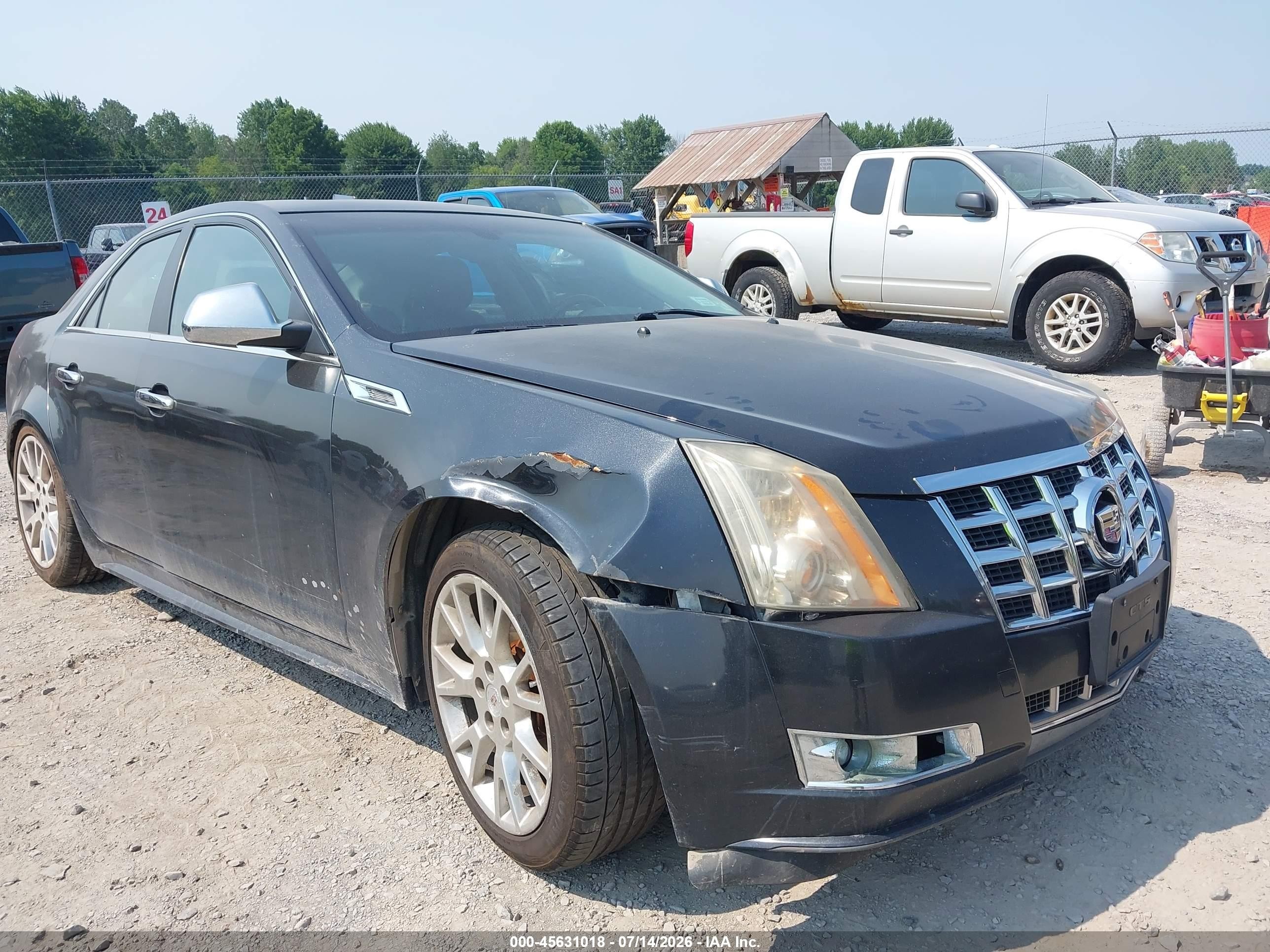 2012 Cadillac Cts Premium Black vin: 1G6DS5E37C0111292
