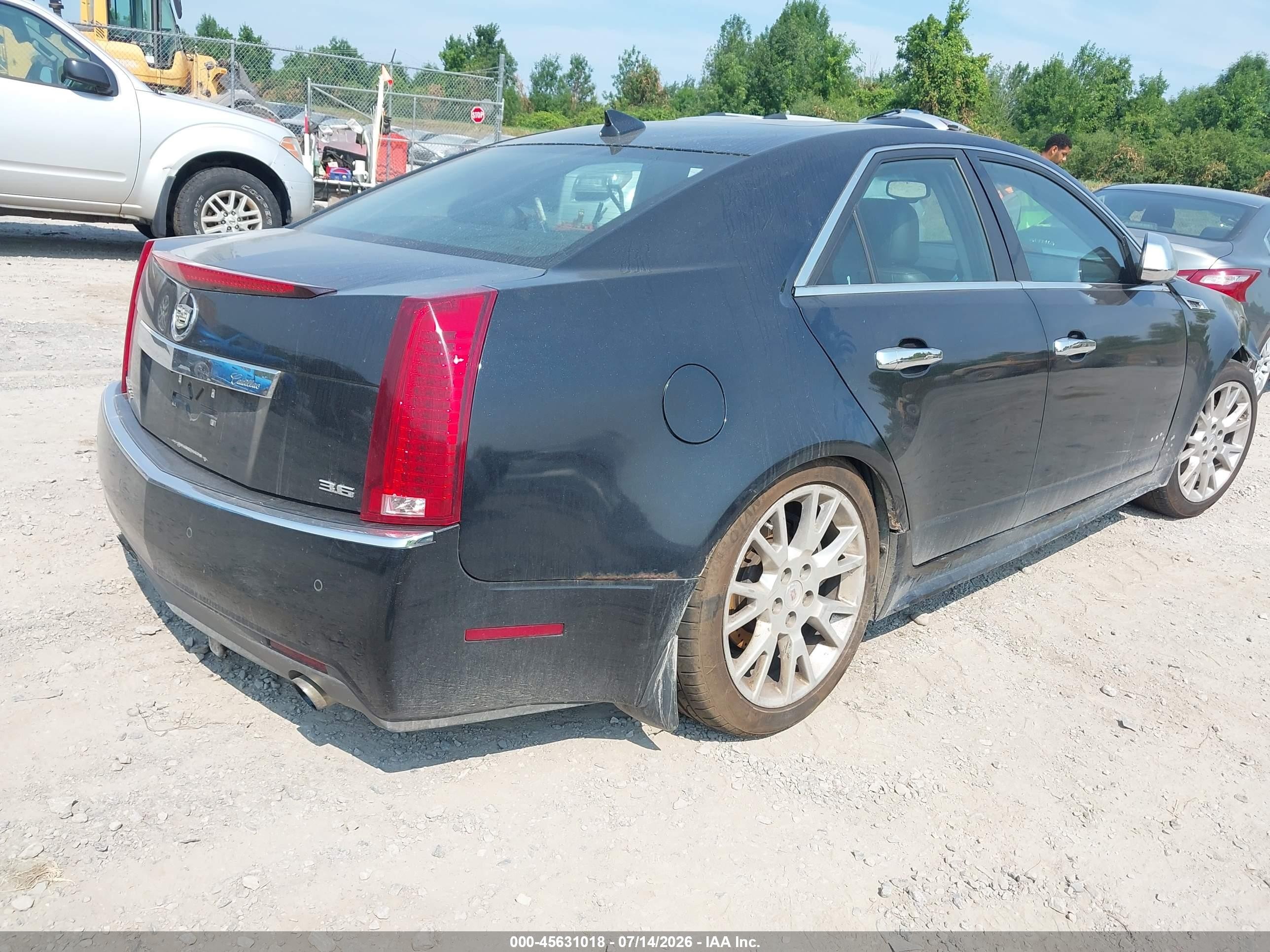 2012 Cadillac Cts Premium Black vin: 1G6DS5E37C0111292