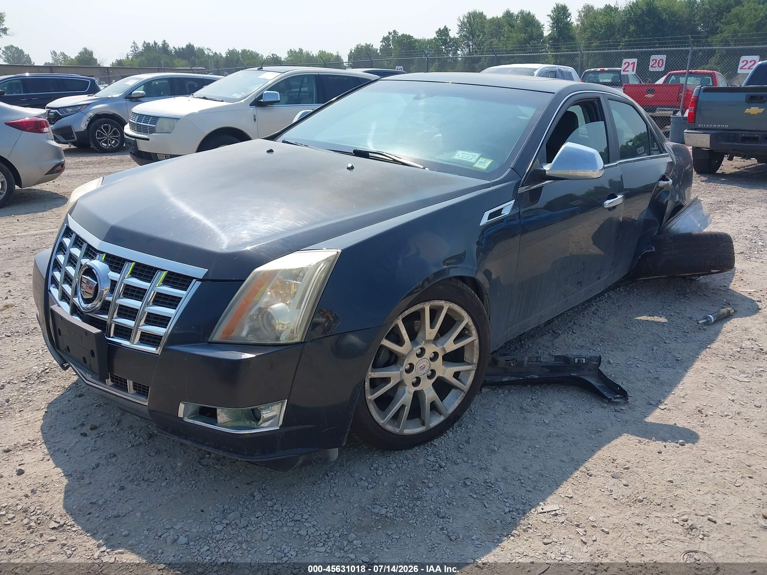 2012 Cadillac Cts Premium Black vin: 1G6DS5E37C0111292