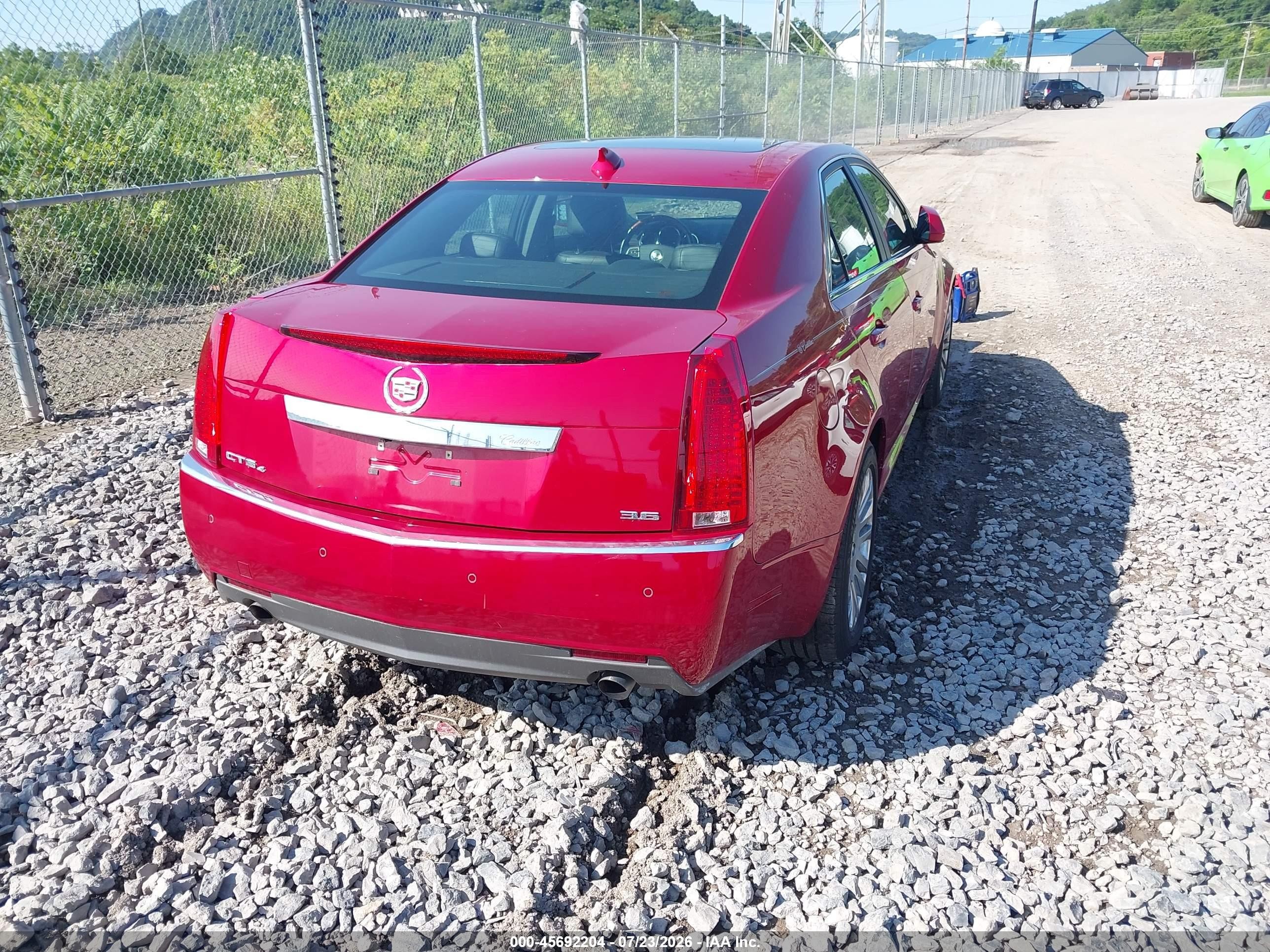 2013 Cadillac Cts Premium Red vin: 1G6DS5E37D0113206