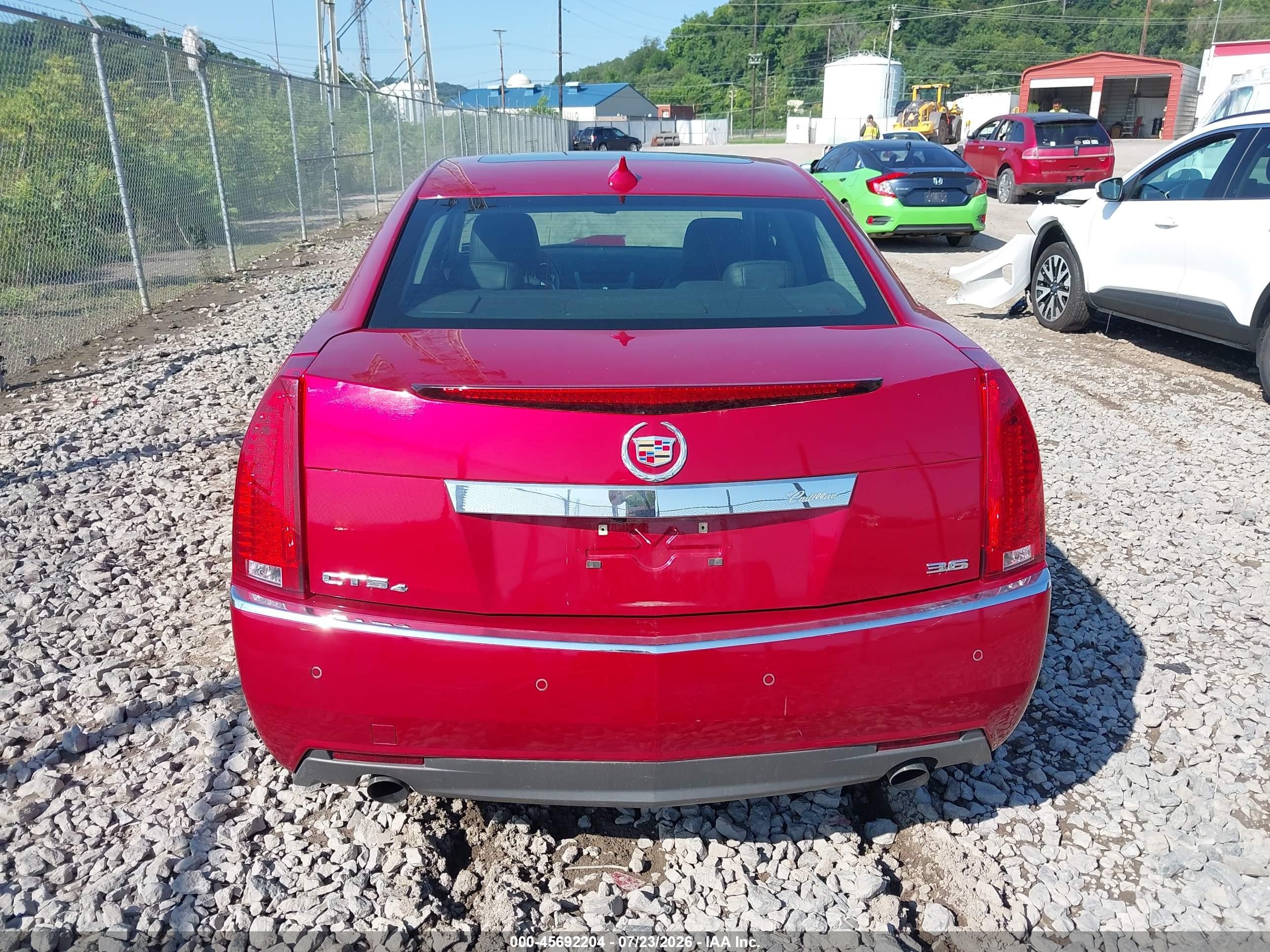 2013 Cadillac Cts Premium Red vin: 1G6DS5E37D0113206