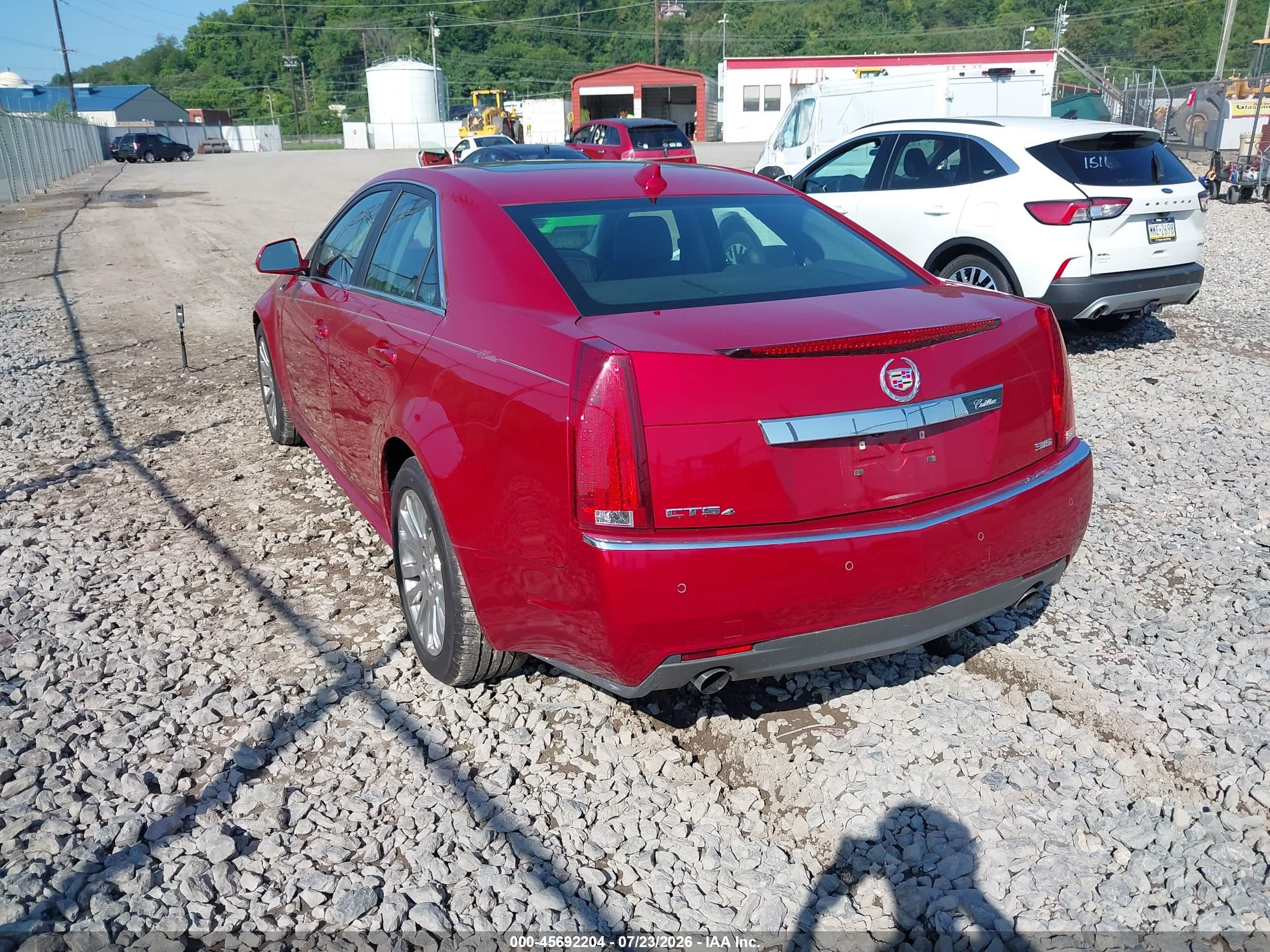 2013 Cadillac Cts Premium Red vin: 1G6DS5E37D0113206