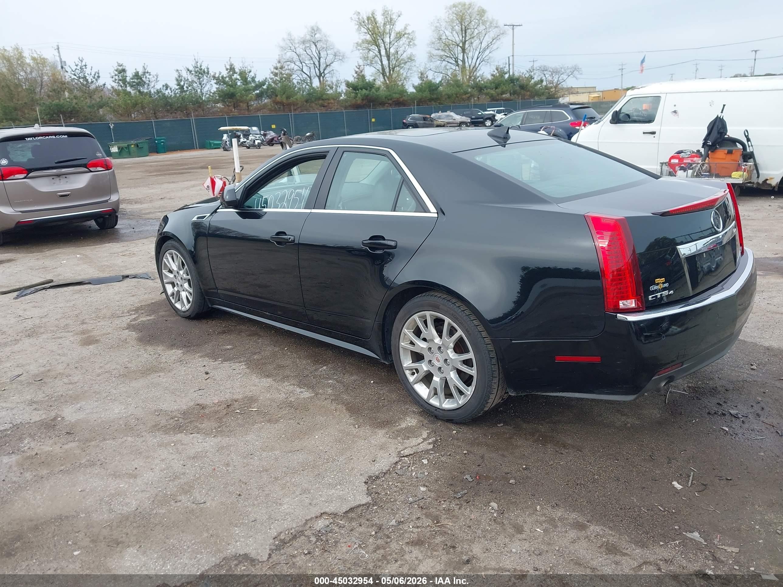 2013 Cadillac Cts Premium Черный vin: 1G6DS5E37D0128692