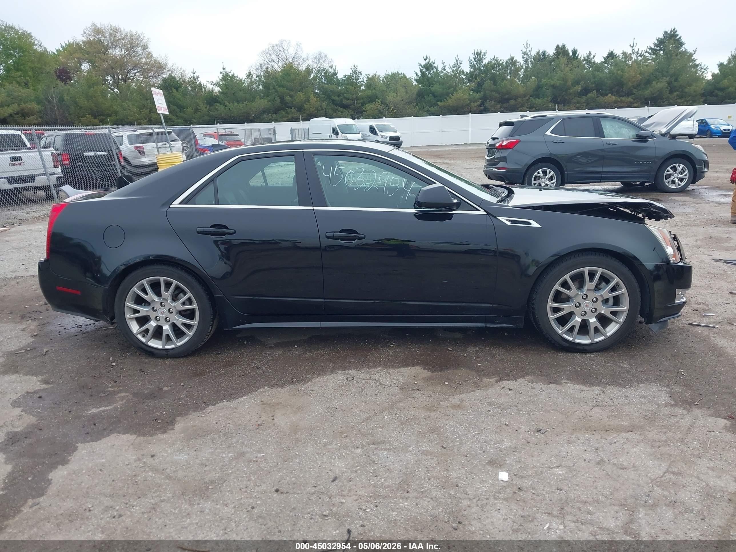 2013 Cadillac Cts Premium Черный vin: 1G6DS5E37D0128692