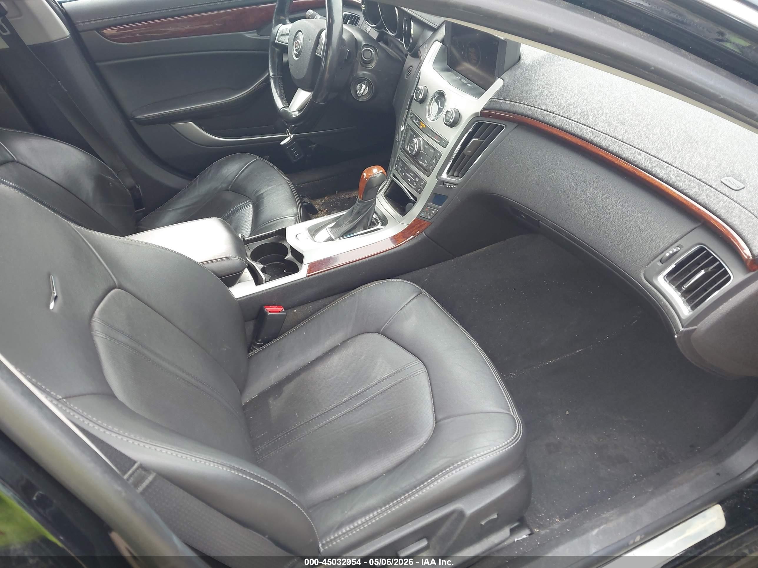 2013 Cadillac Cts Premium Черный vin: 1G6DS5E37D0128692