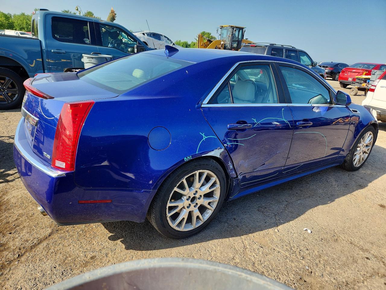 2012 Cadillac Cts Premium Collection Blue vin: 1G6DS5E39C0110631