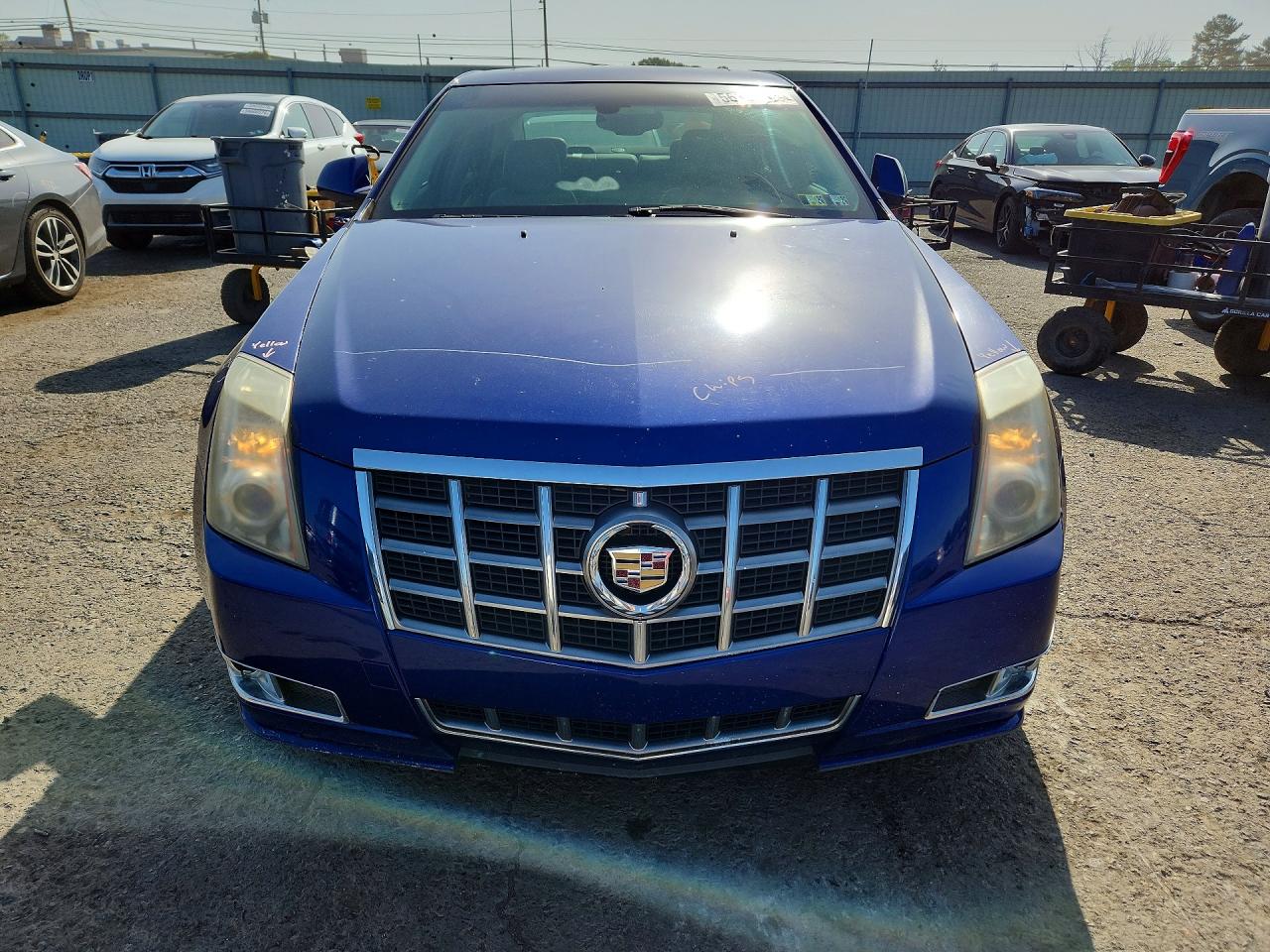 2012 Cadillac Cts Premium Collection Blue vin: 1G6DS5E39C0110631