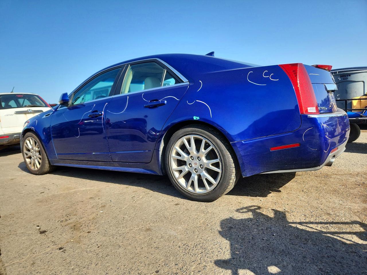 2012 Cadillac Cts Premium Collection Blue vin: 1G6DS5E39C0110631