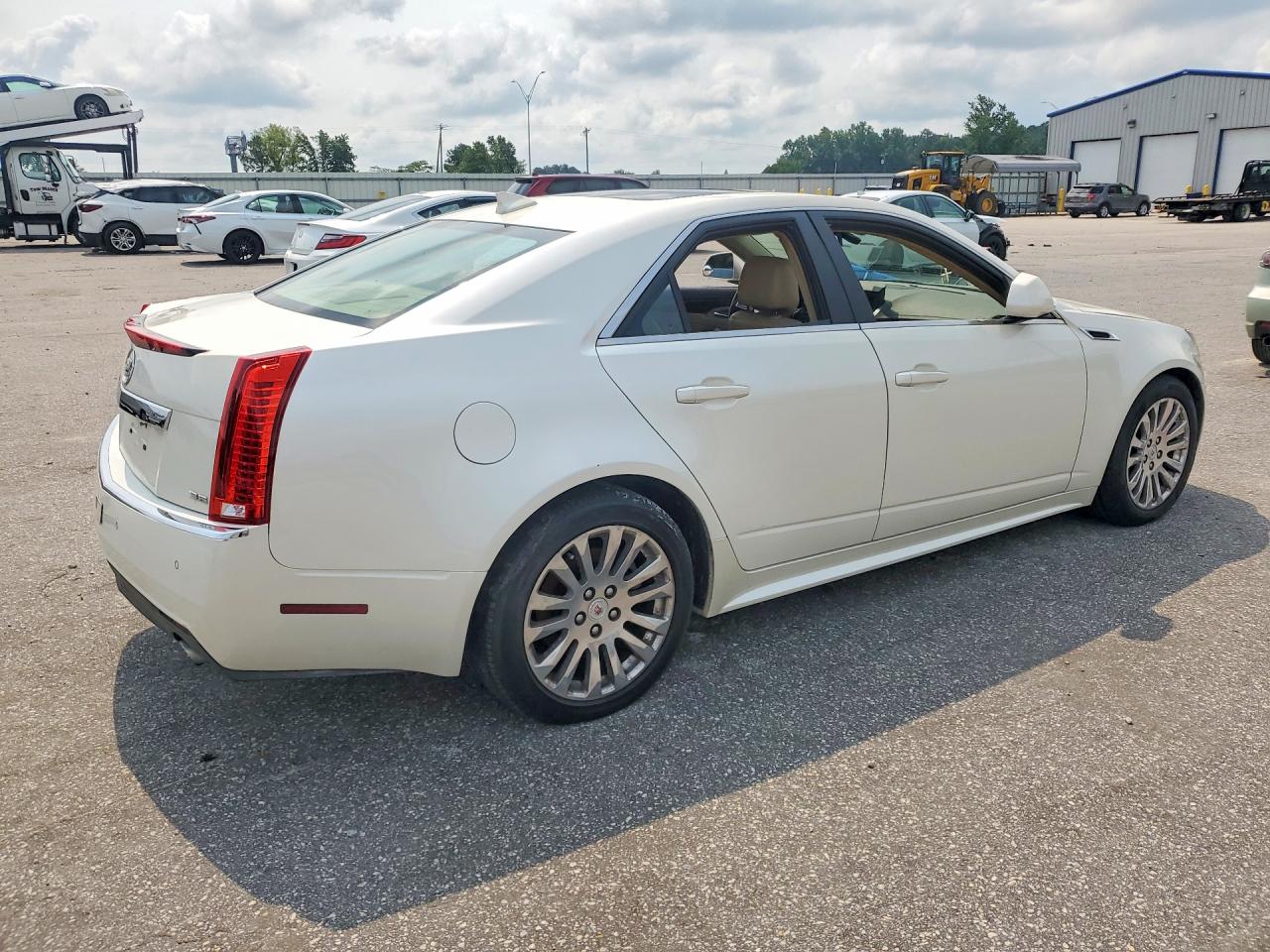 2013 Cadillac Cts Premium Collection White vin: 1G6DS5E39D0102823