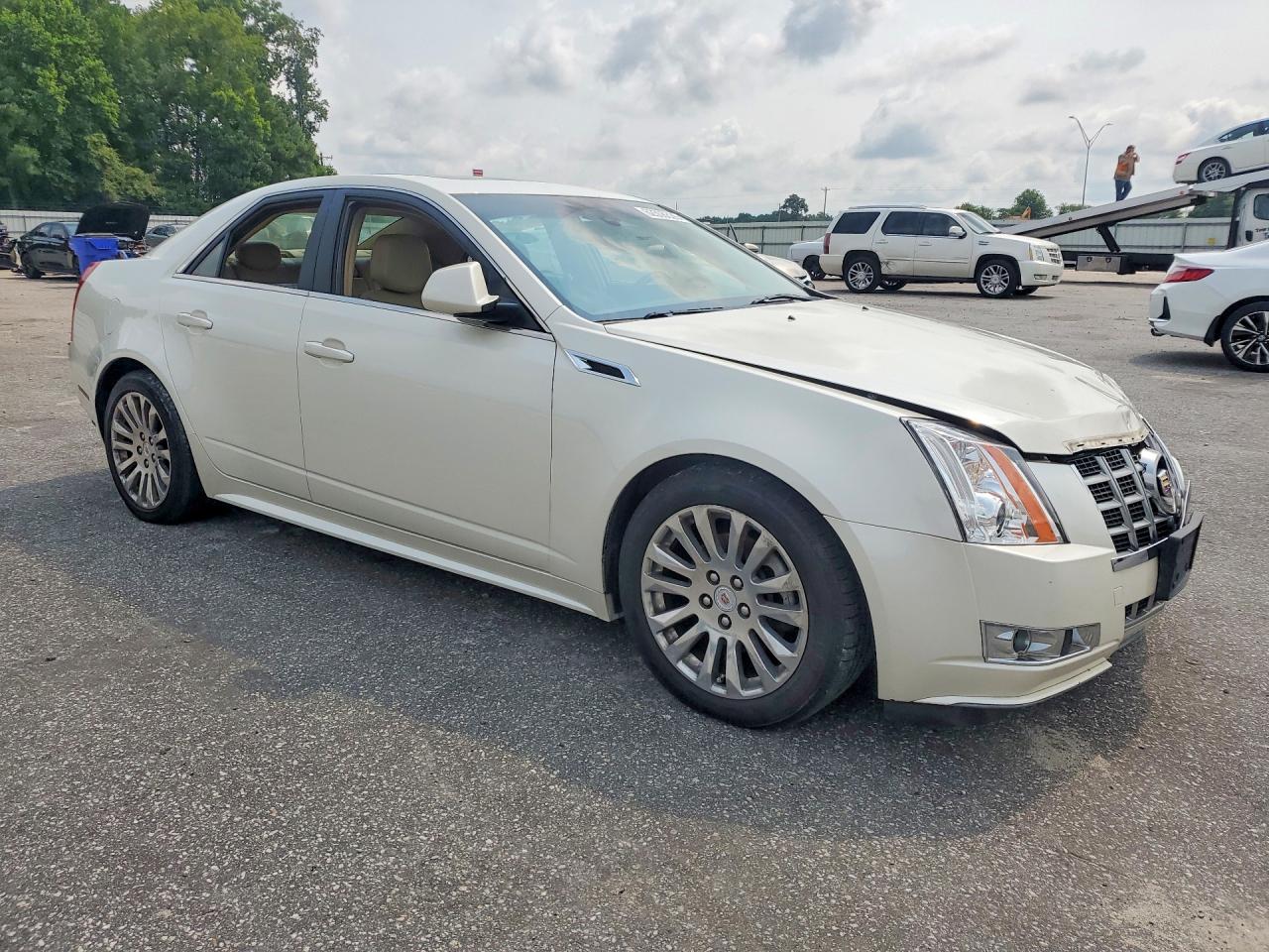 2013 Cadillac Cts Premium Collection White vin: 1G6DS5E39D0102823