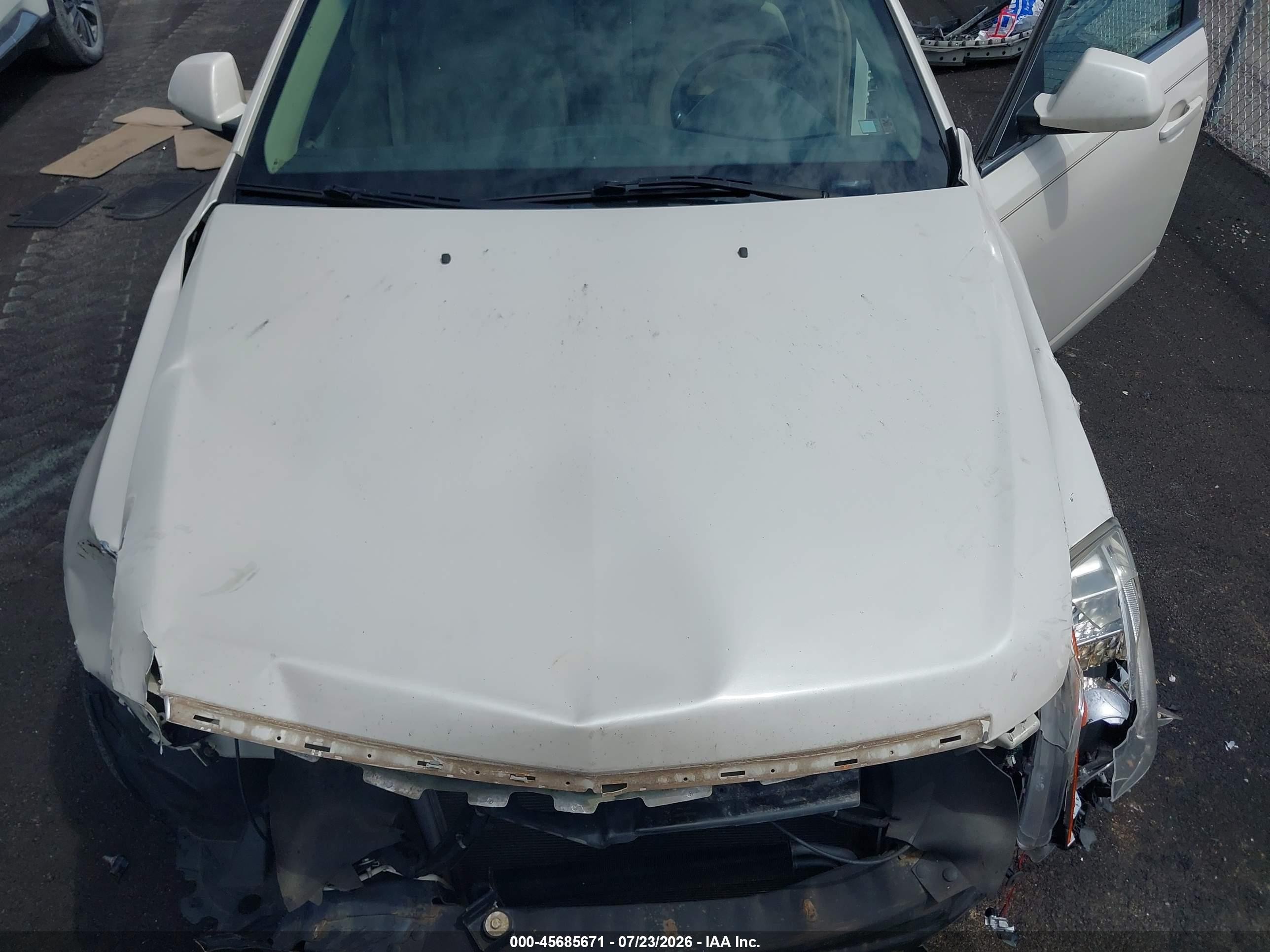 2013 Cadillac Cts Premium White vin: 1G6DS5E39D0145591