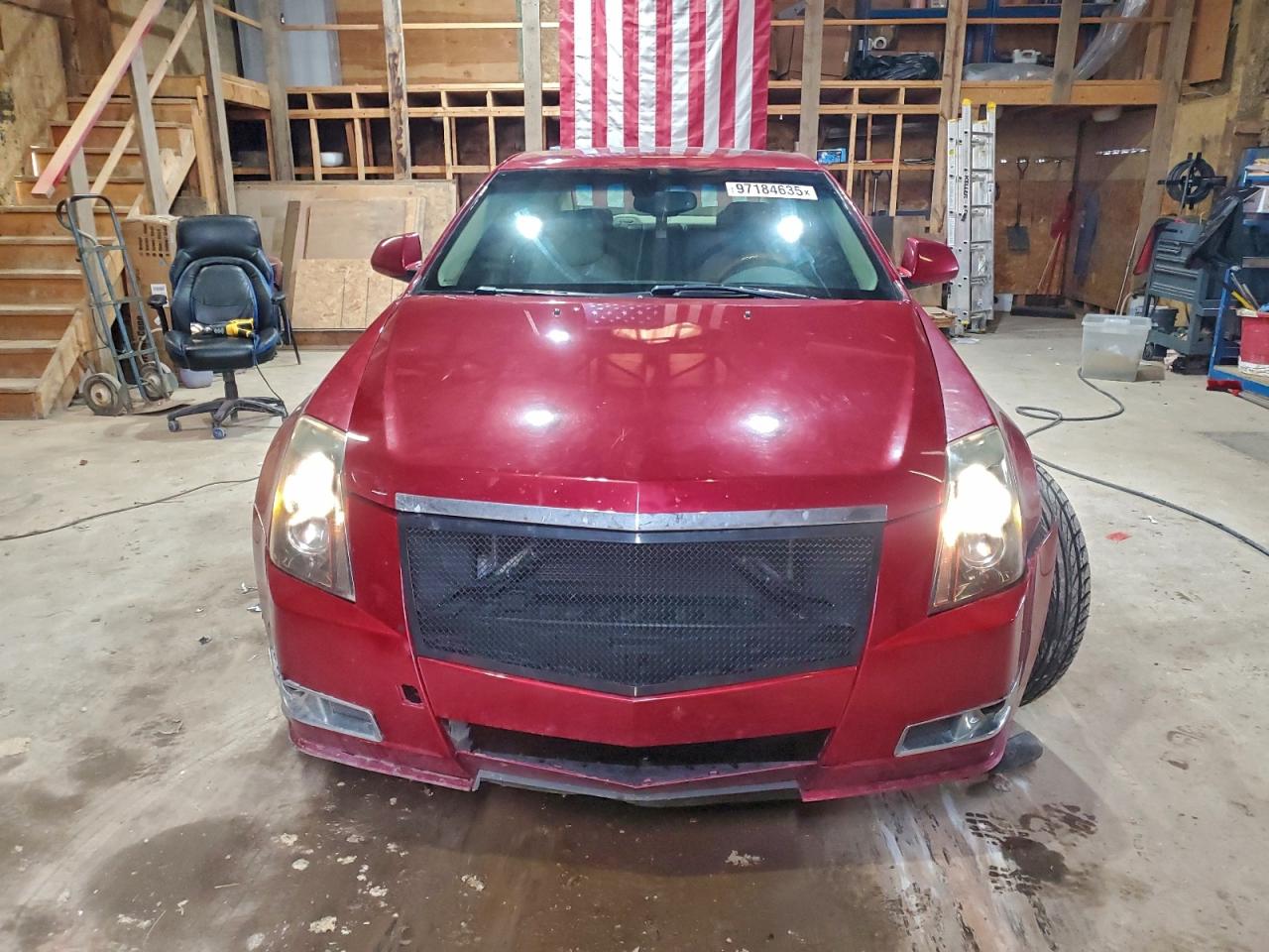 2013 Cadillac Cts Premium Collection Red vin: 1G6DS5E3XD0116908