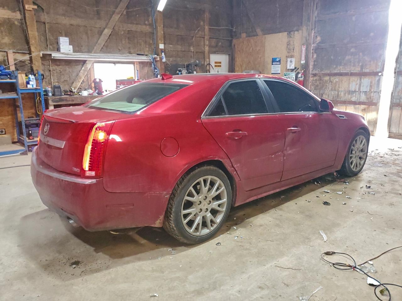2013 Cadillac Cts Premium Collection Red vin: 1G6DS5E3XD0116908