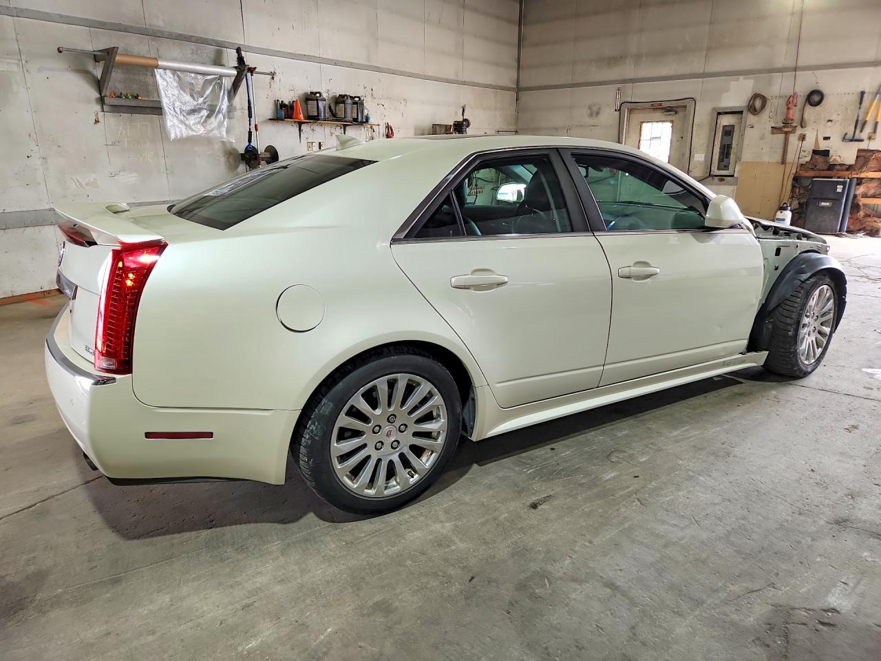 2013 Cadillac Cts Premium Collection White vin: 1G6DS5E3XD0141792