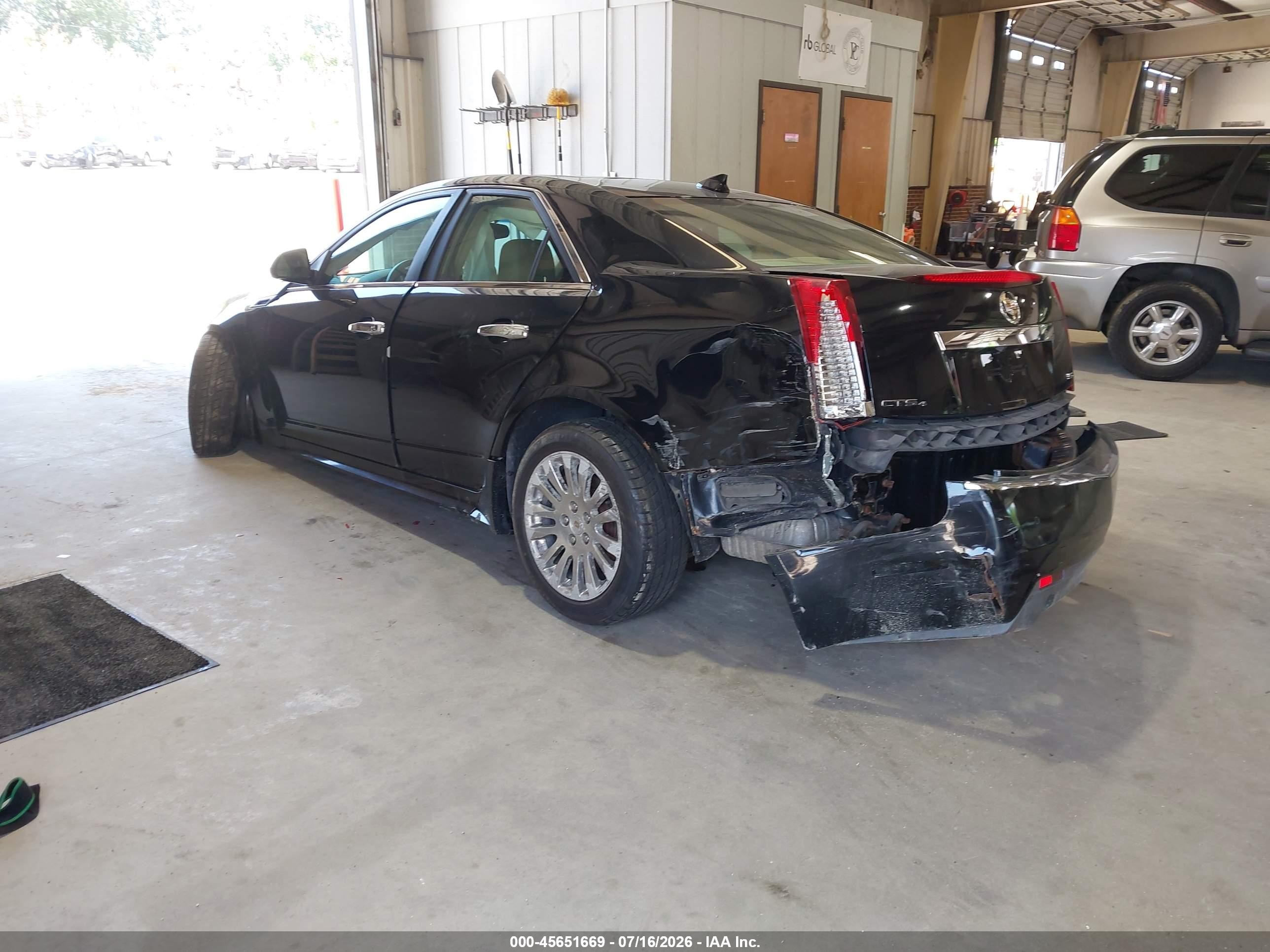 2011 Cadillac Cts Premium Black vin: 1G6DS5ED5B0119866