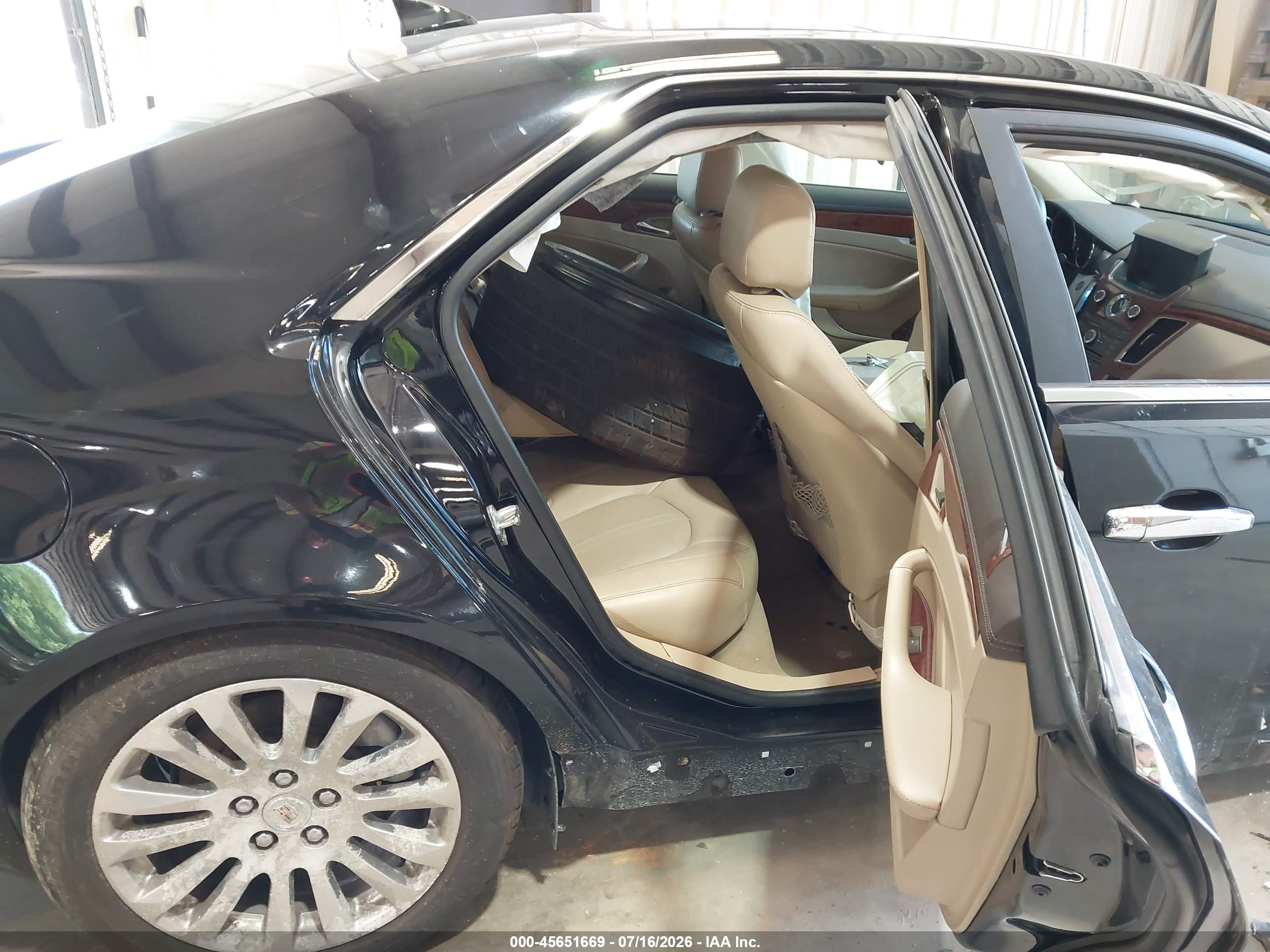 2011 Cadillac Cts Premium Black vin: 1G6DS5ED5B0119866