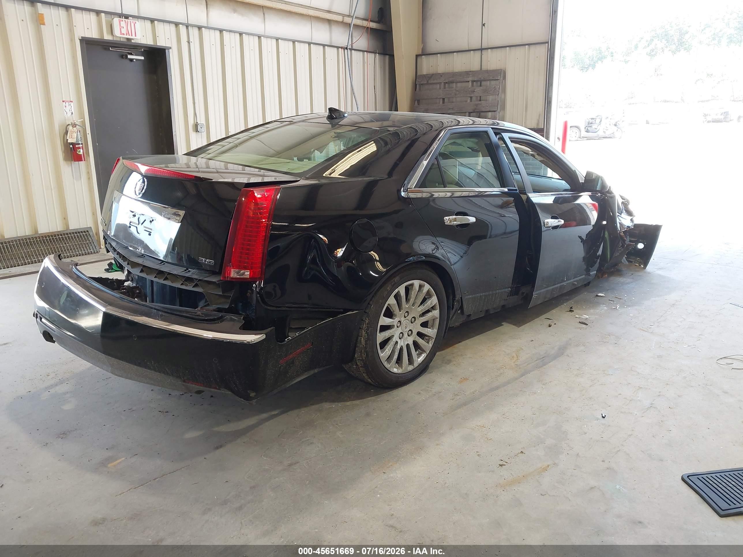 2011 Cadillac Cts Premium Black vin: 1G6DS5ED5B0119866