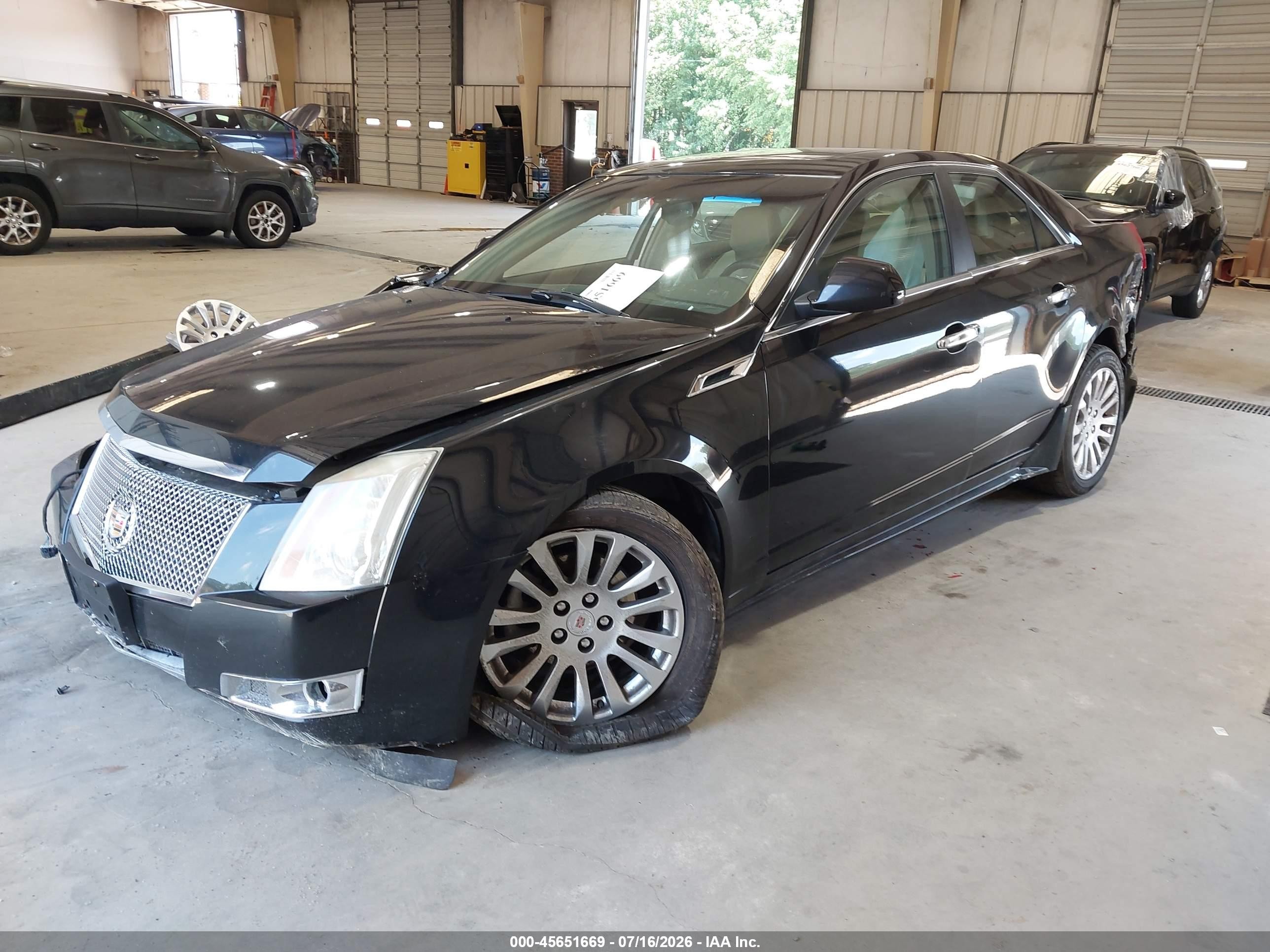 2011 Cadillac Cts Premium Black vin: 1G6DS5ED5B0119866