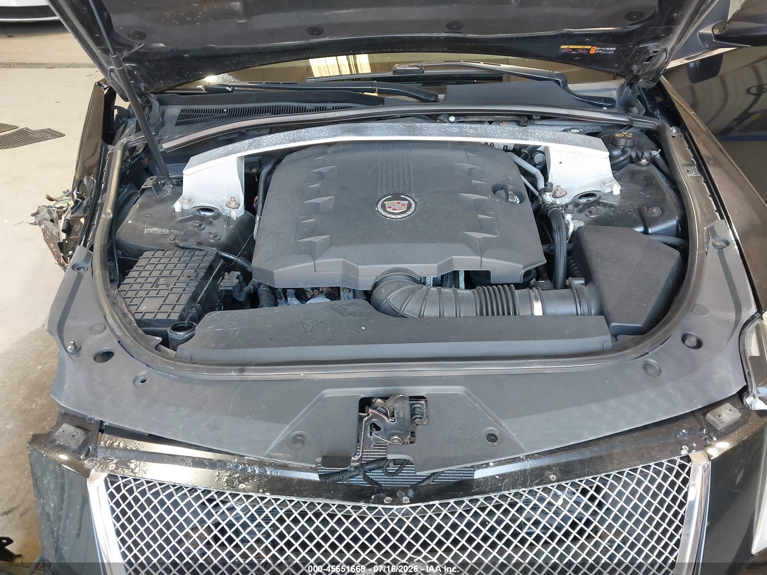 2011 Cadillac Cts Premium Black vin: 1G6DS5ED5B0119866