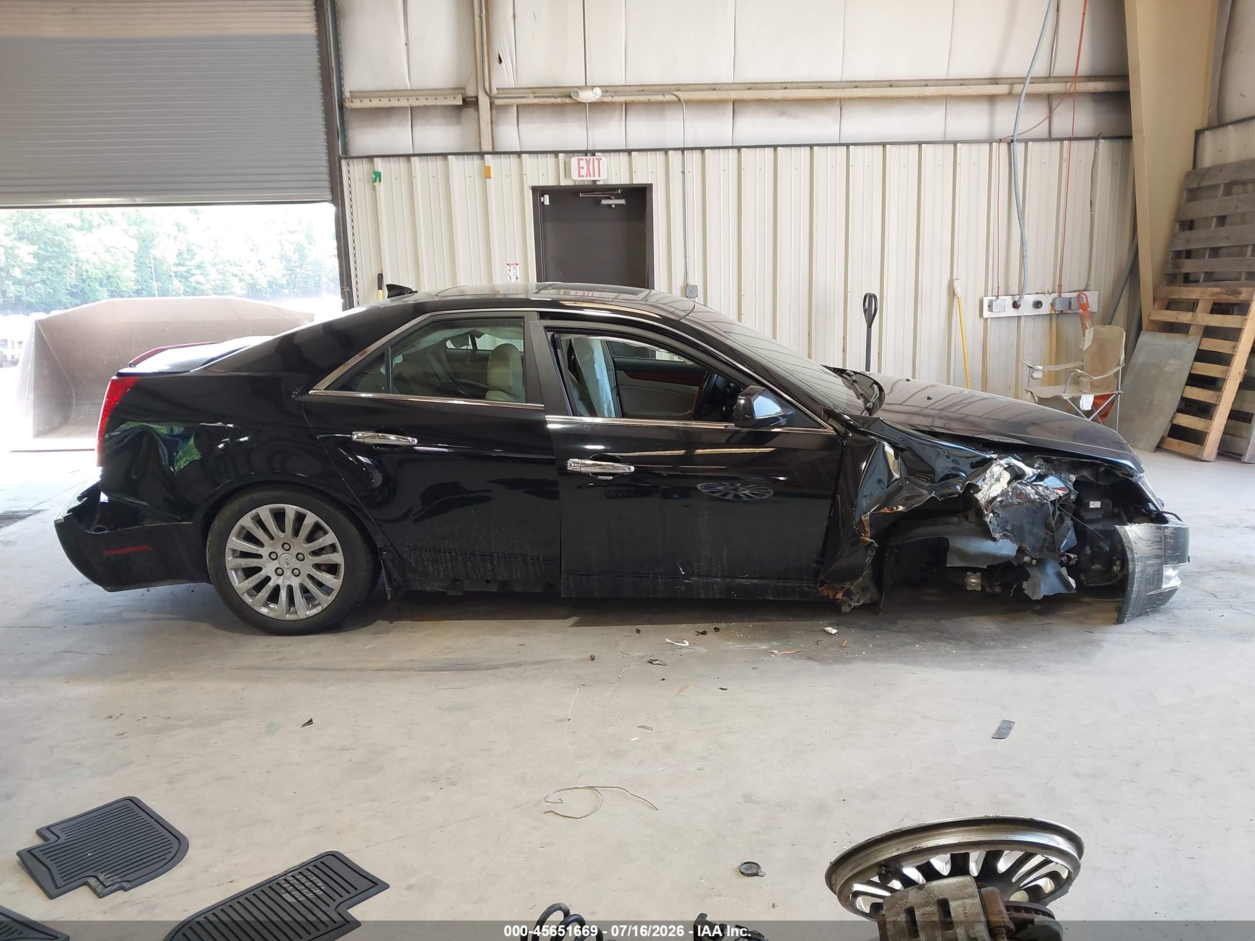 2011 Cadillac Cts Premium Black vin: 1G6DS5ED5B0119866