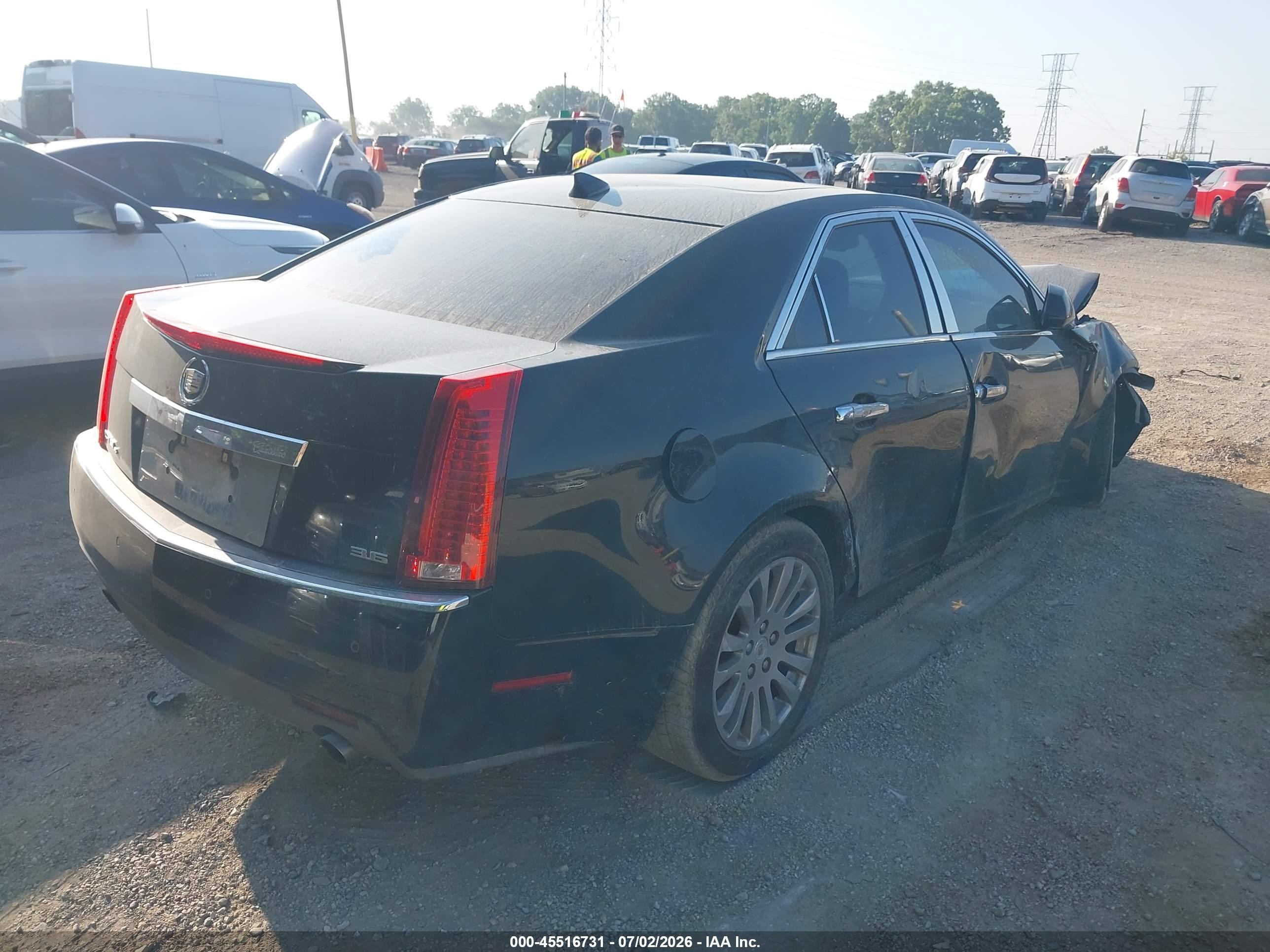 2011 Cadillac Cts Premium Black vin: 1G6DS5ED5B0144783