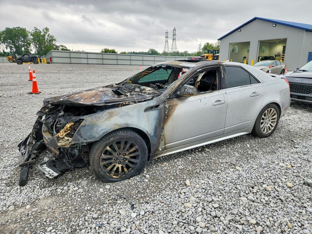 2011 Cadillac Cts Premium Collection Silver vin: 1G6DS5ED6B0103952