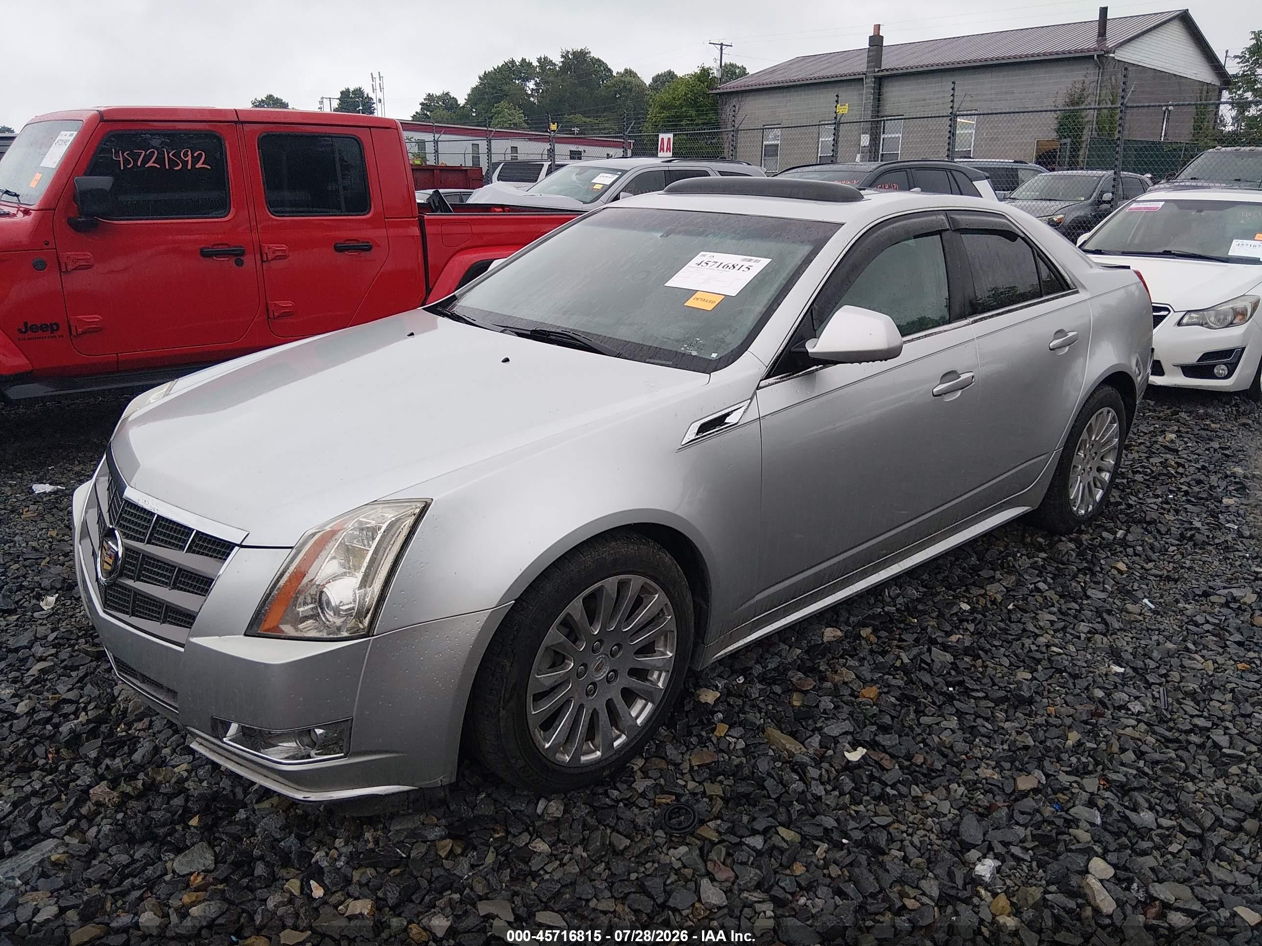 2011 Cadillac Cts Premium Gray vin: 1G6DS5ED7B0143862