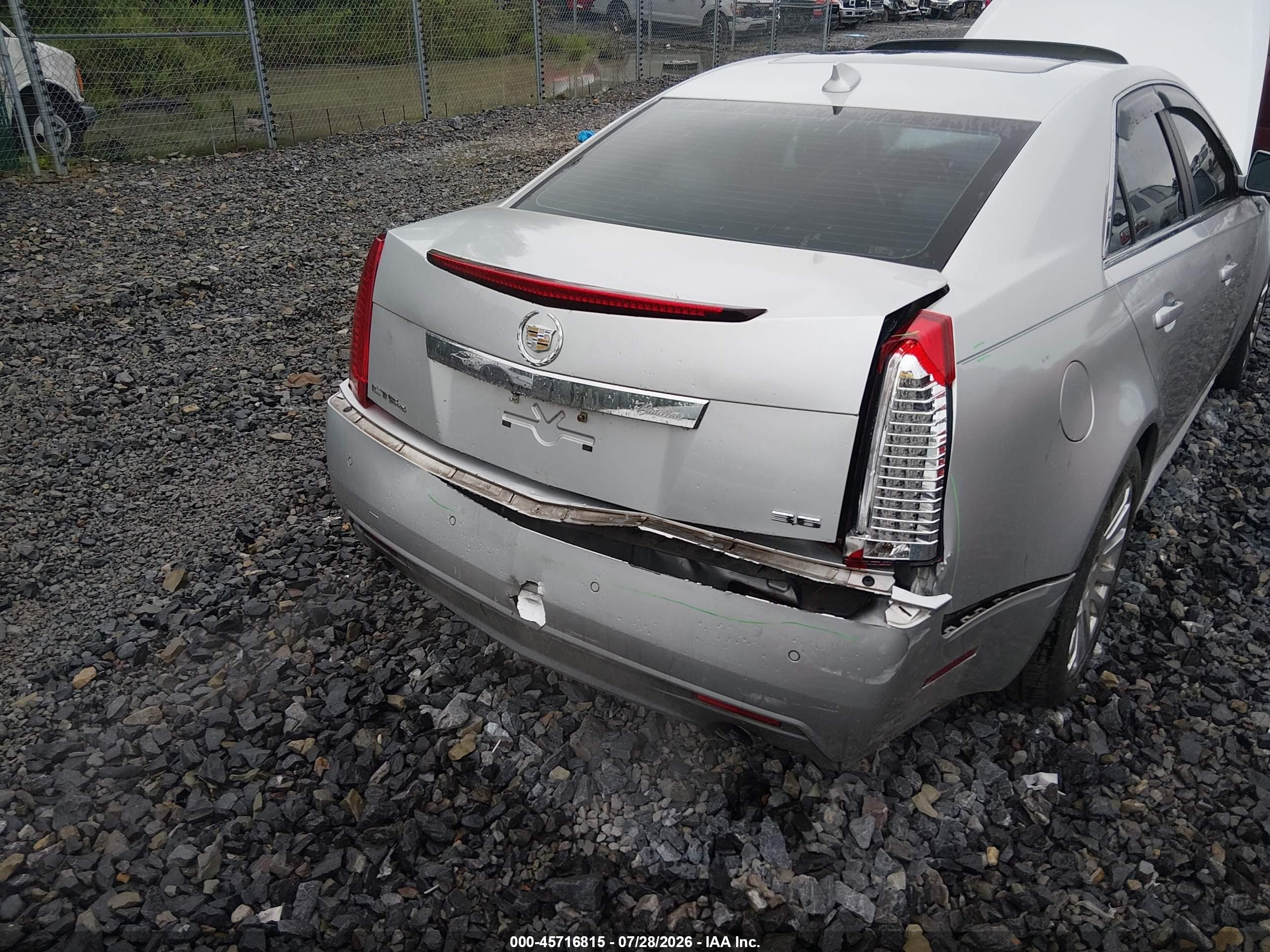 2011 Cadillac Cts Premium Gray vin: 1G6DS5ED7B0143862
